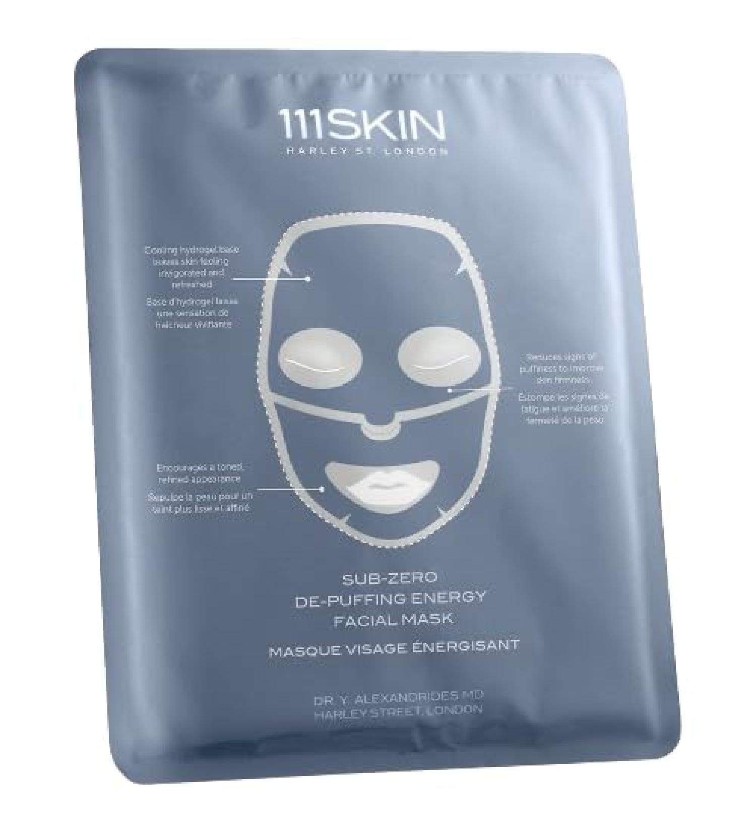 111SKIN Sub Zero De-Puffing Energy Mask Single Natural Radiance and Luminosity Skin Elasticity and Plumps Complexion 30ml - Buy Online on GoSupps.com