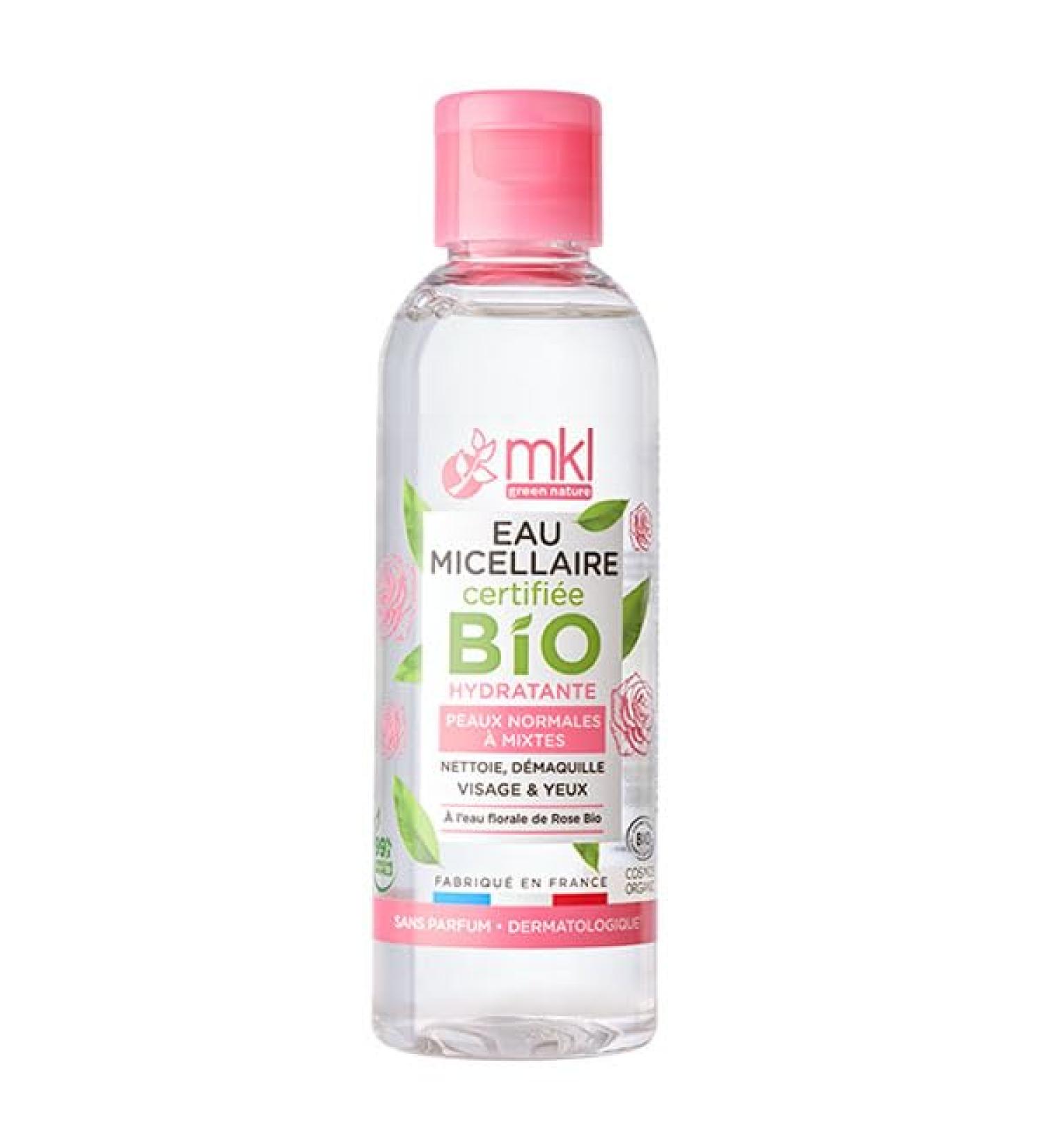 MKL Green Nature Organic Neutral Micellar Water 100ml for Normal Skin, Combination Skin