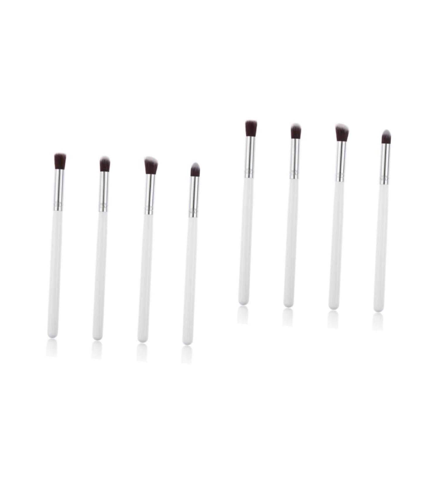 Baluue 8 Pcs Eye Make-up Brush Kit Eye Kits Concealer Brush Makeup Medium Eyeshadow Brush Blush Brush White - Buy Online on GoSupps.com