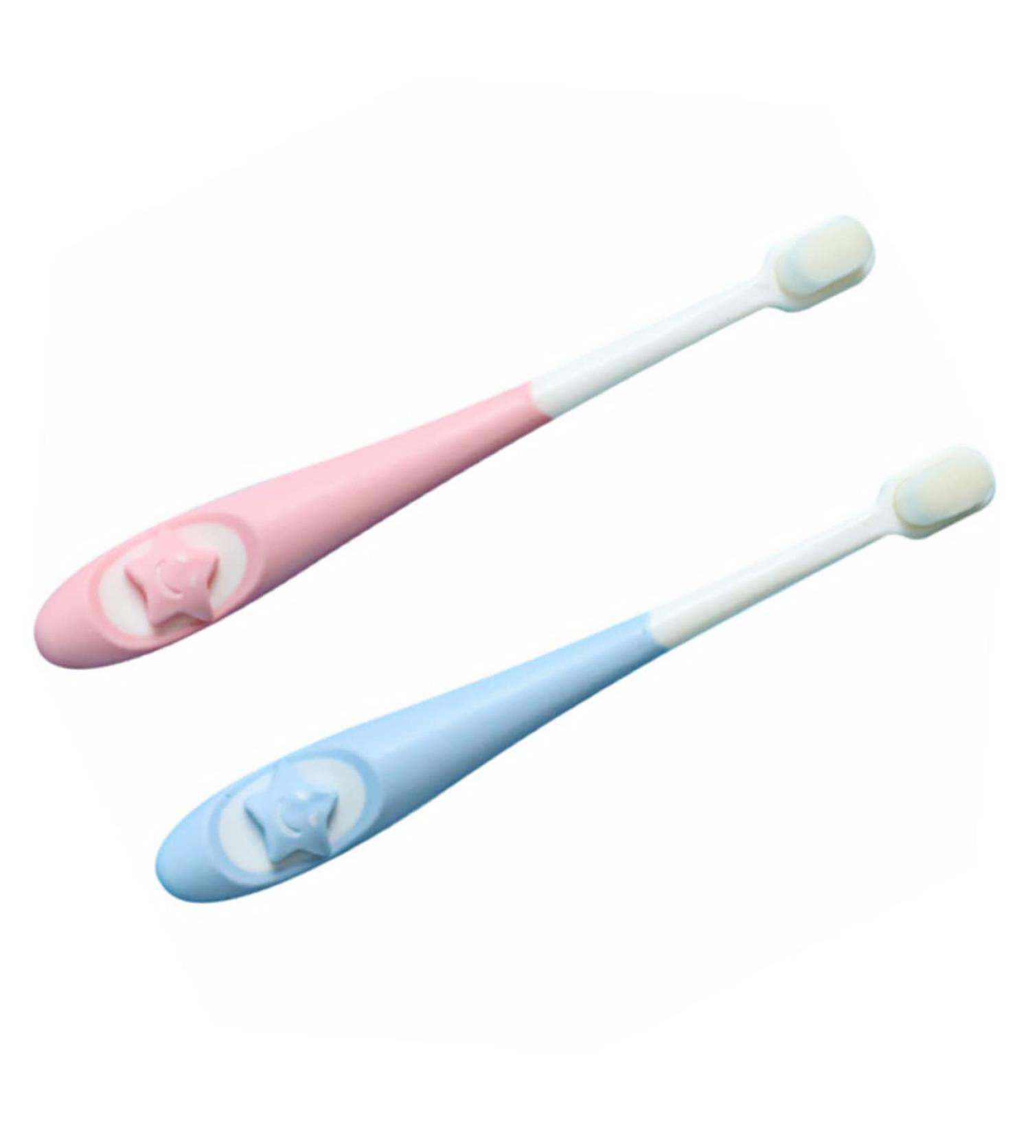 Iwowhero Baby Toothbrush - 2 Pack Infant Tooth Cleaner Brush | Ideal Gift for Newborns - Buy Online on GoSupps.com