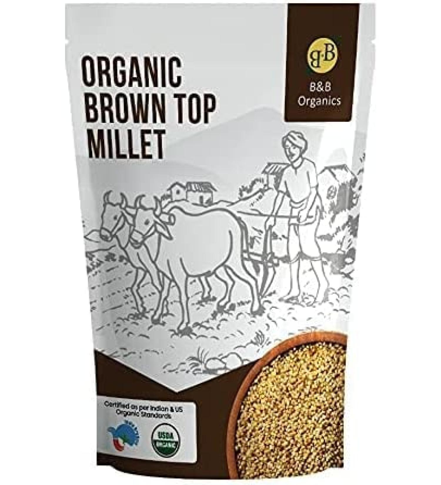 BETT B&B Organics Browntop Millet 500 g - Buy Online on GoSupps.com