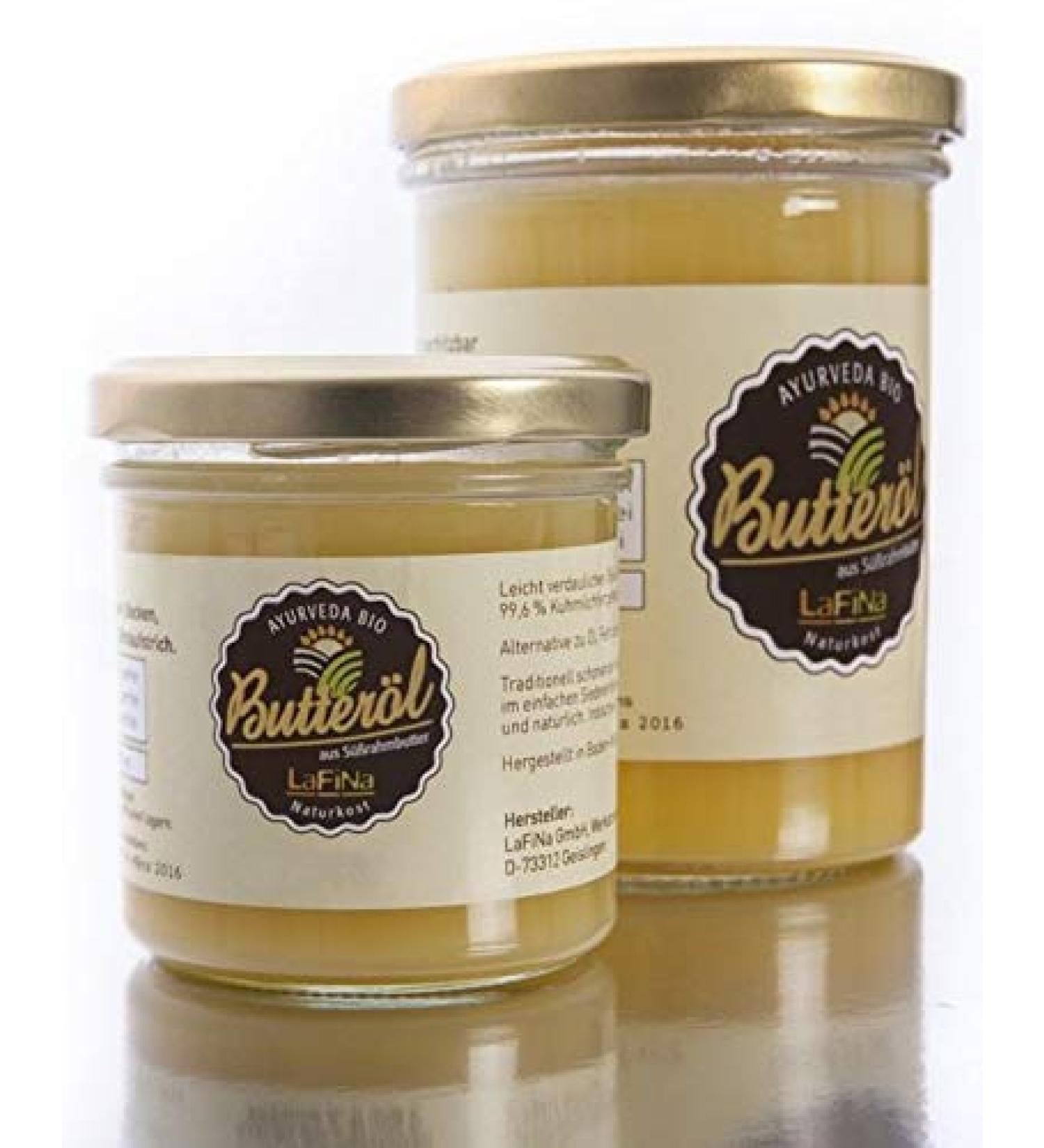 100% Bio Ayurveda Ghee - Premium Quality Butter Oil for Kitchen & Cosmetics | 400ml Glass Jar - Buy Online on GoSupps.com