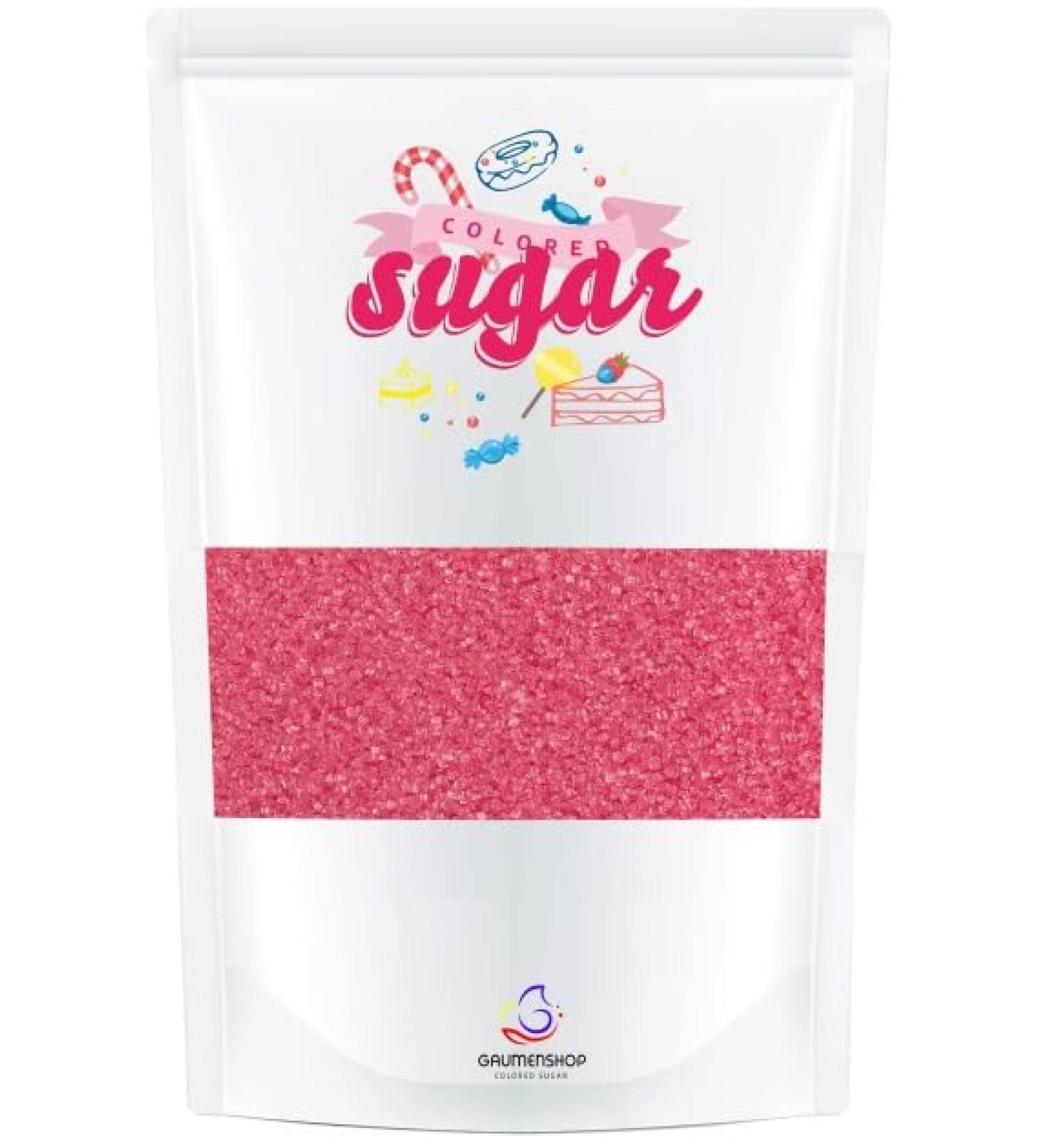 Colorful sugar pink 100g decorative sugar