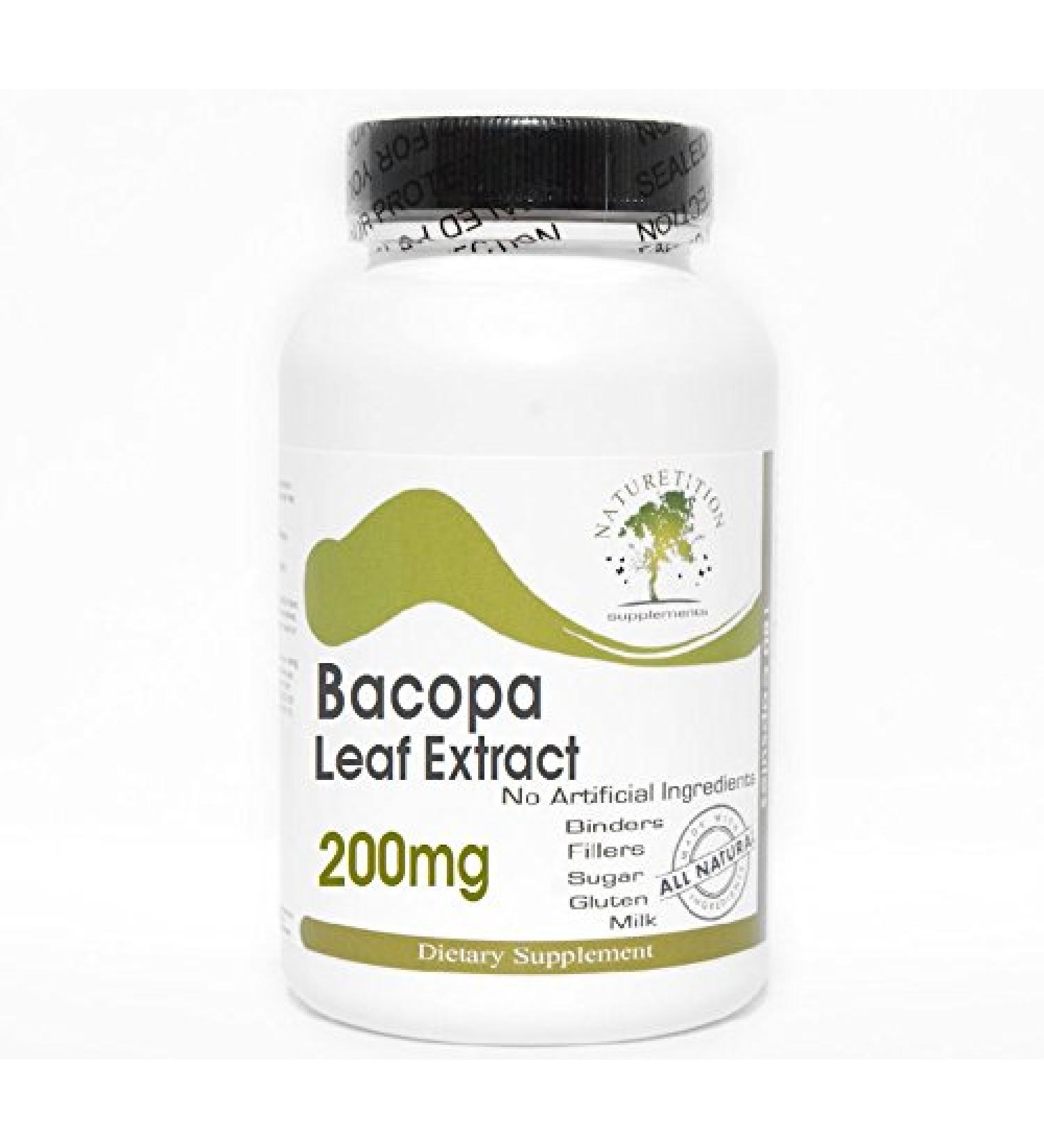 Bacopa Leaf Extract 900mg 90 Capsules - No Additives Naturetition Supplements