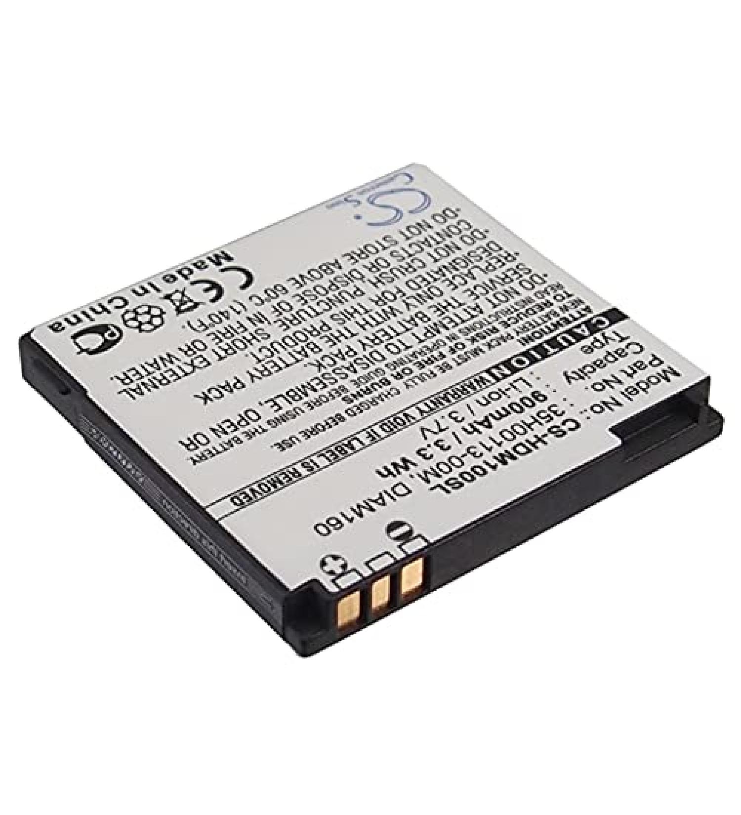 Replacement Battery for O2 Xda Diamond & XDA Ignito - 900mAh/3.7V - Compatible Part 35H00113-003 DIAM160 - Buy Online on GoSupps.com