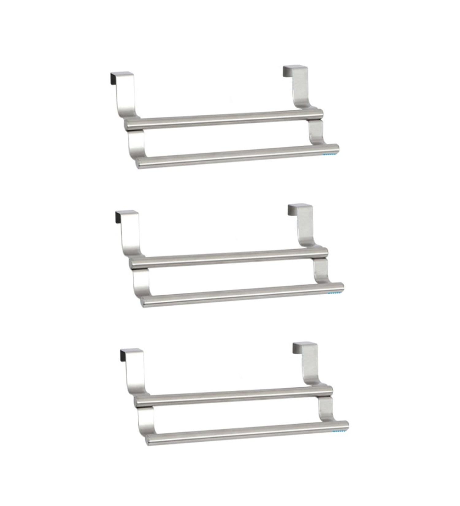 Angoily Towel Holder 3pcs Over The Cabinet Towel Hanger Over The Door Towel bar Stainless Steel Towel Hanger Bathroom mediumx3pcs As Shownx3pcs - Buy Online on GoSupps.com