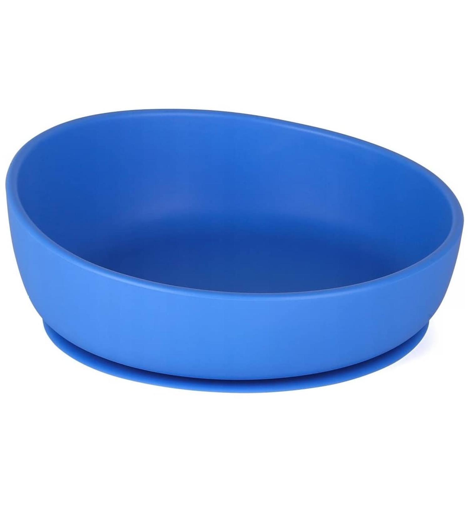 Doidy Baby Suction Bowl for Weaning 300ml - Non-Slip Feeding Bowl - Blue - Buy Online on GoSupps.com