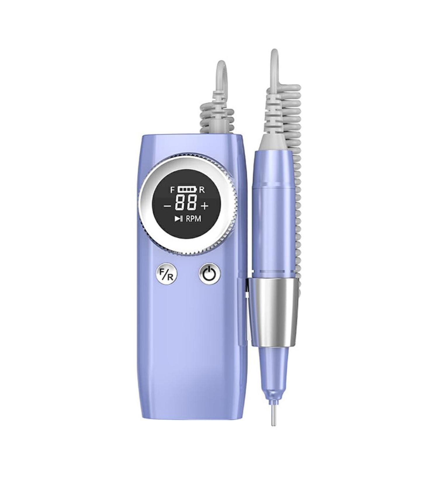 Dajidafu Effortlessly Remove Gel Polish With Nails Lathe Gel Cutting Remove Tool Rechargeable Electric Nail Sander Compact purple - Buy Online on GoSupps.com