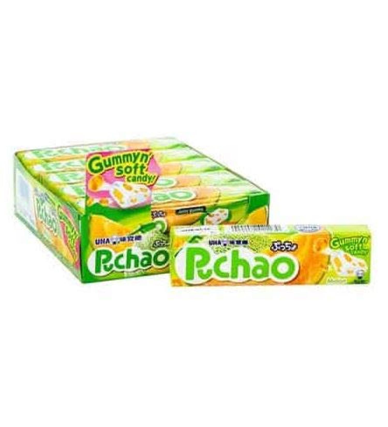 Puchao Gummy n' Soft Candy (Cola 10 packs of 10 pieces 50g per pack) (Melon)