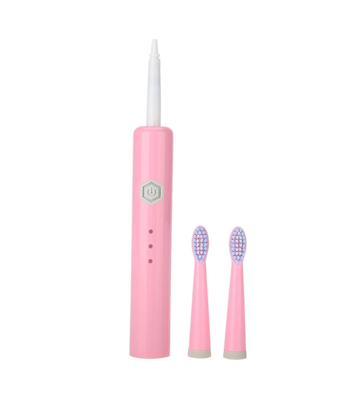 Buy Pink Waterproof Sonic Toothbrush - 3 Color Electric Vibration Soft Hair Smart Timer for Adults - Ultimate Whitening & Household Care - Buy Online on GoSupps.com