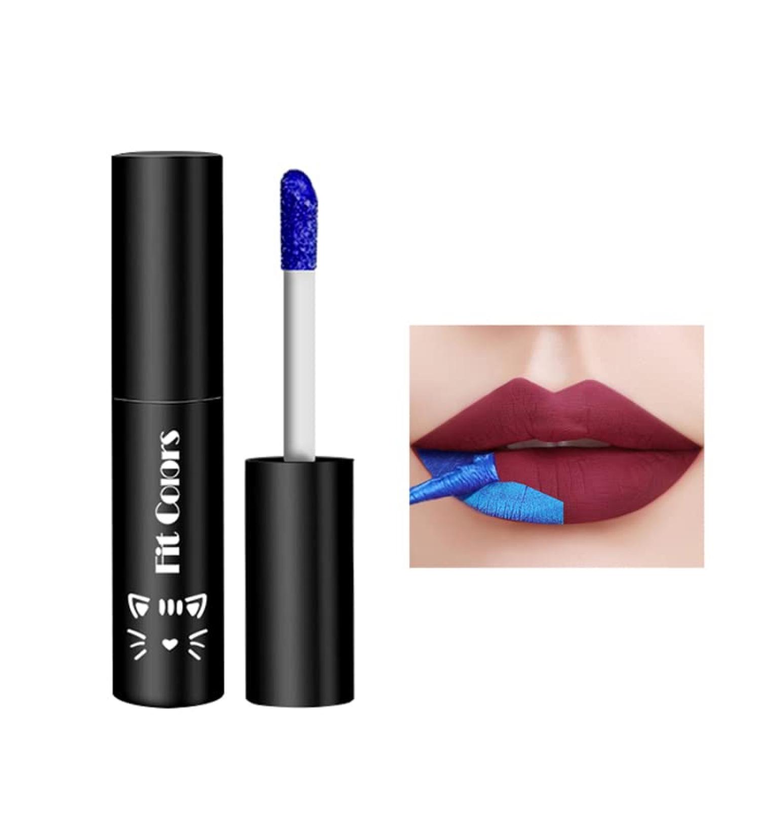 AKARY Peel Off Lip Stain Lip Tint Matte Lipstick - Waterproof, Long Lasting Liquid Lipstick, Nonstick Cup Tear-off Lip Gloss for Women Girls - 05 - Buy Online on GoSupps.com