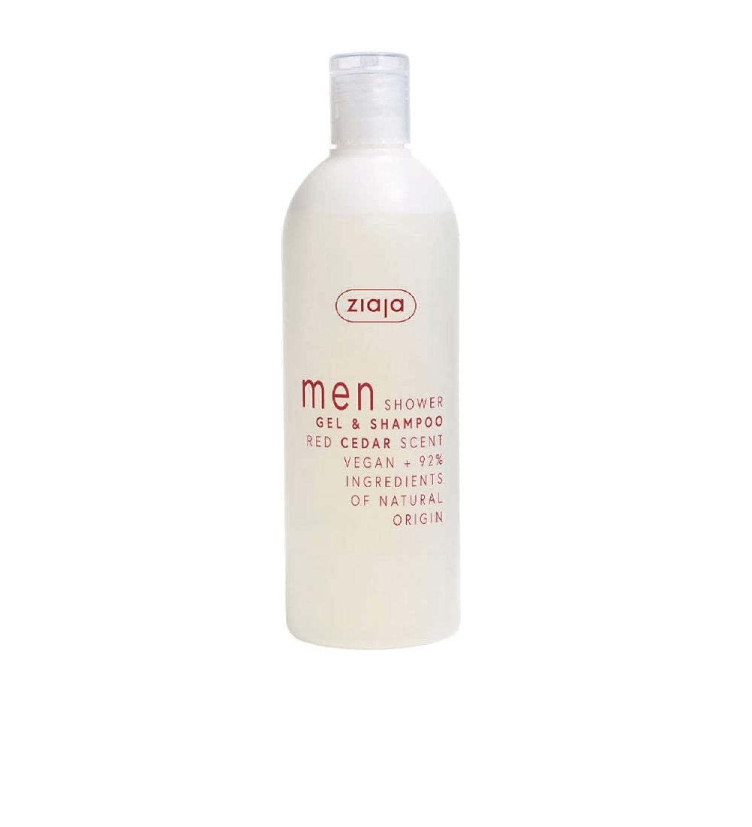 Ziaja Heren shower gel and shampoo red yield 400 ml