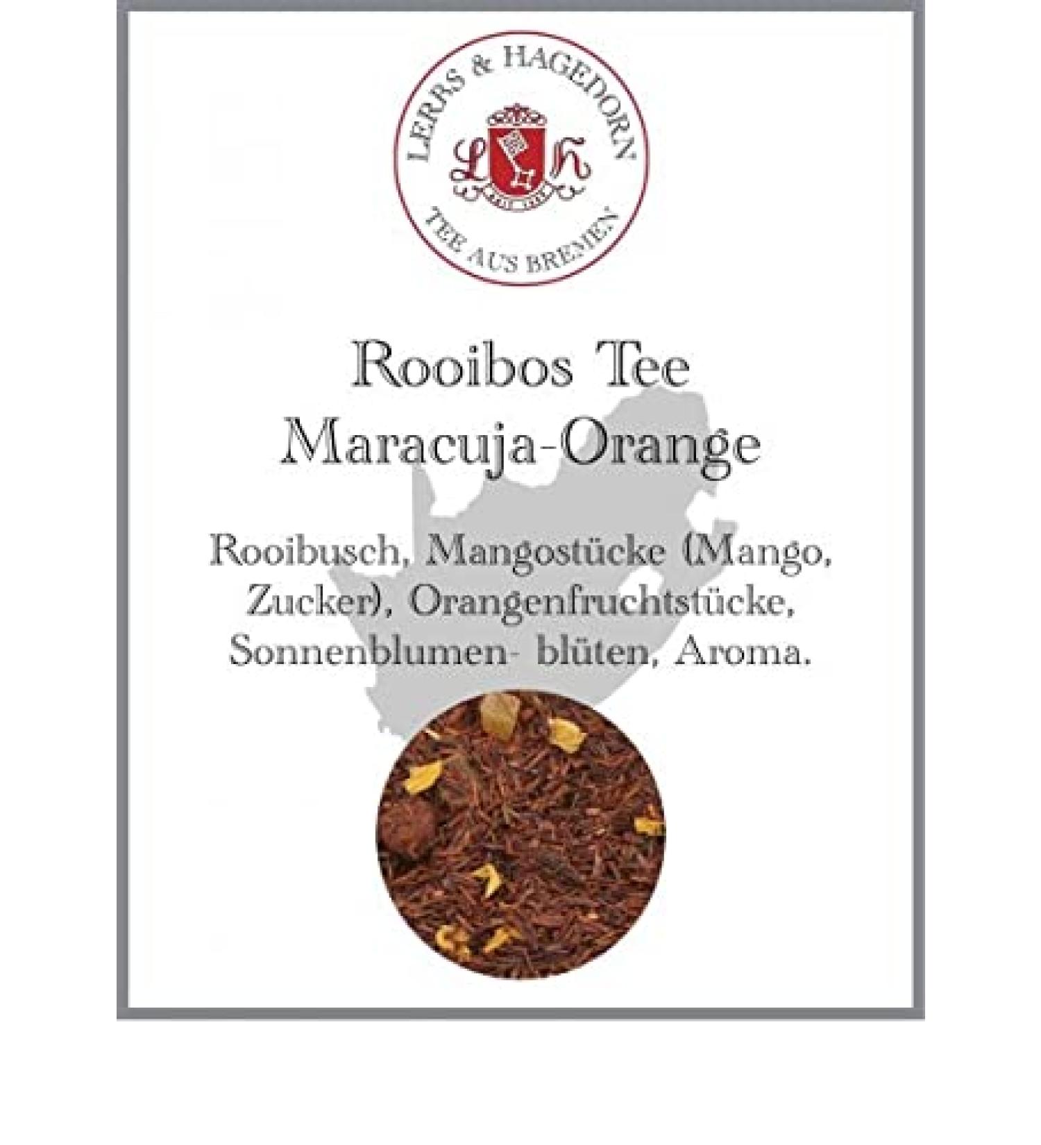  Lerbs & Hagedorn Rooibos Rooibusch Maracuja Orange 250 g - Buy Online on GoSupps.com