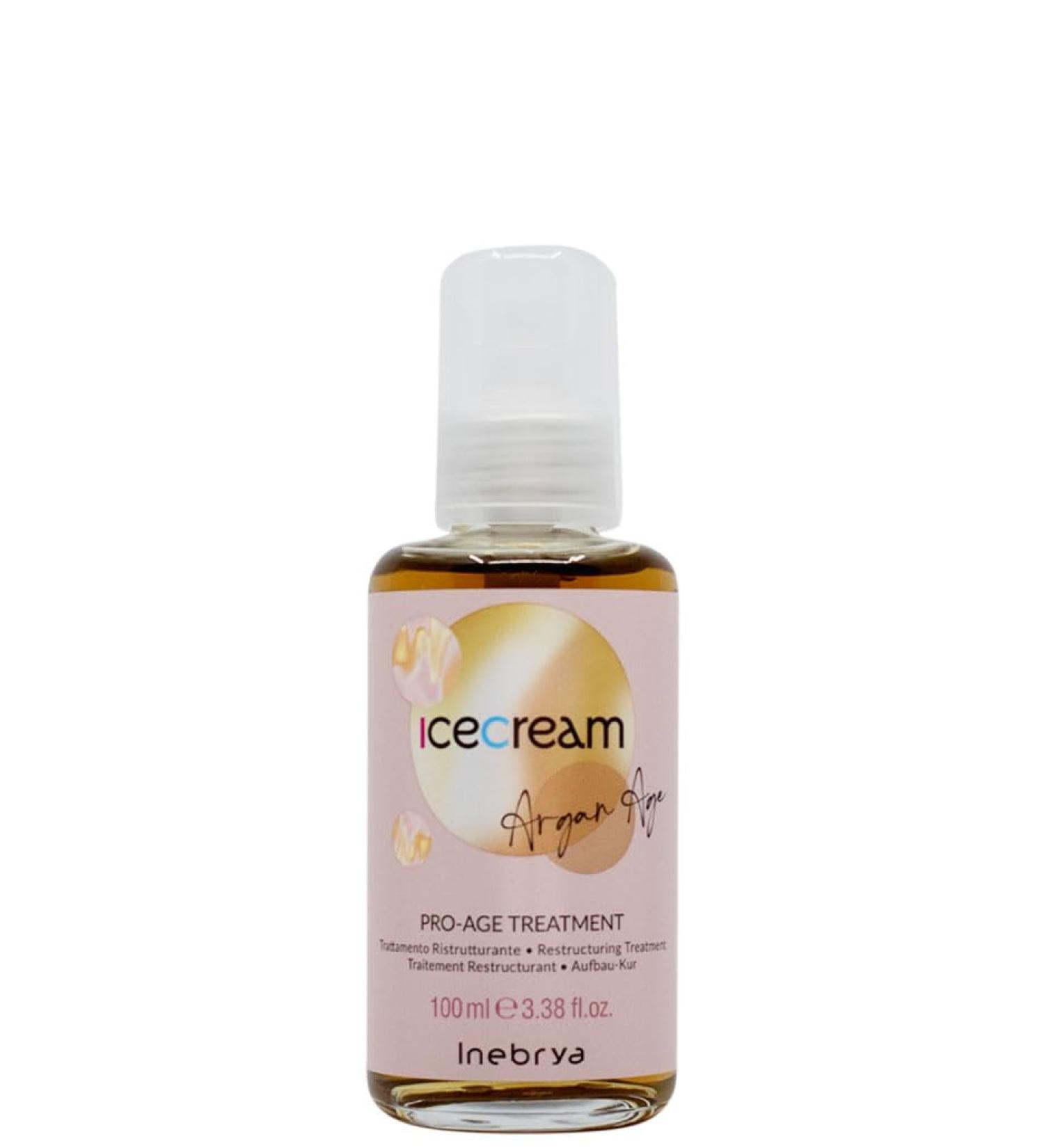 Inebrya Ice Cream Argan Age Pro-Age Treatment - Ristrutturante Treatment 100ml - Buy Online on GoSupps.com