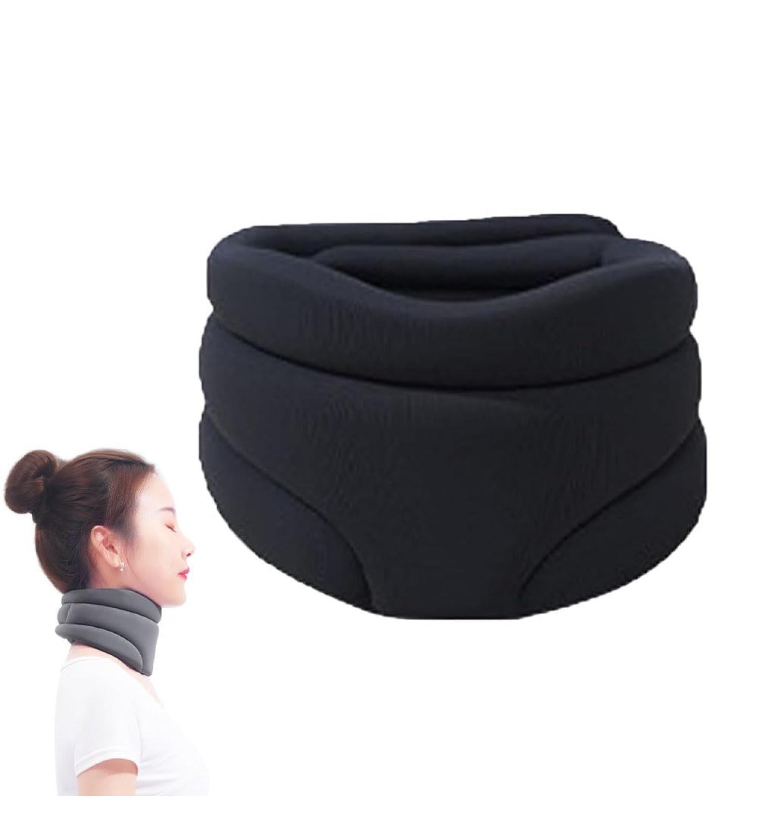 Cervicorrect Neck Brace Cervicorrect Neck Brace by Healthy Lab Co Neck Support Brace for Women and Men Neck Brace for Sleeping Soft Foam Cervical Neck Brace to Stop Snoring (Black) - Buy Online on GoSupps.com