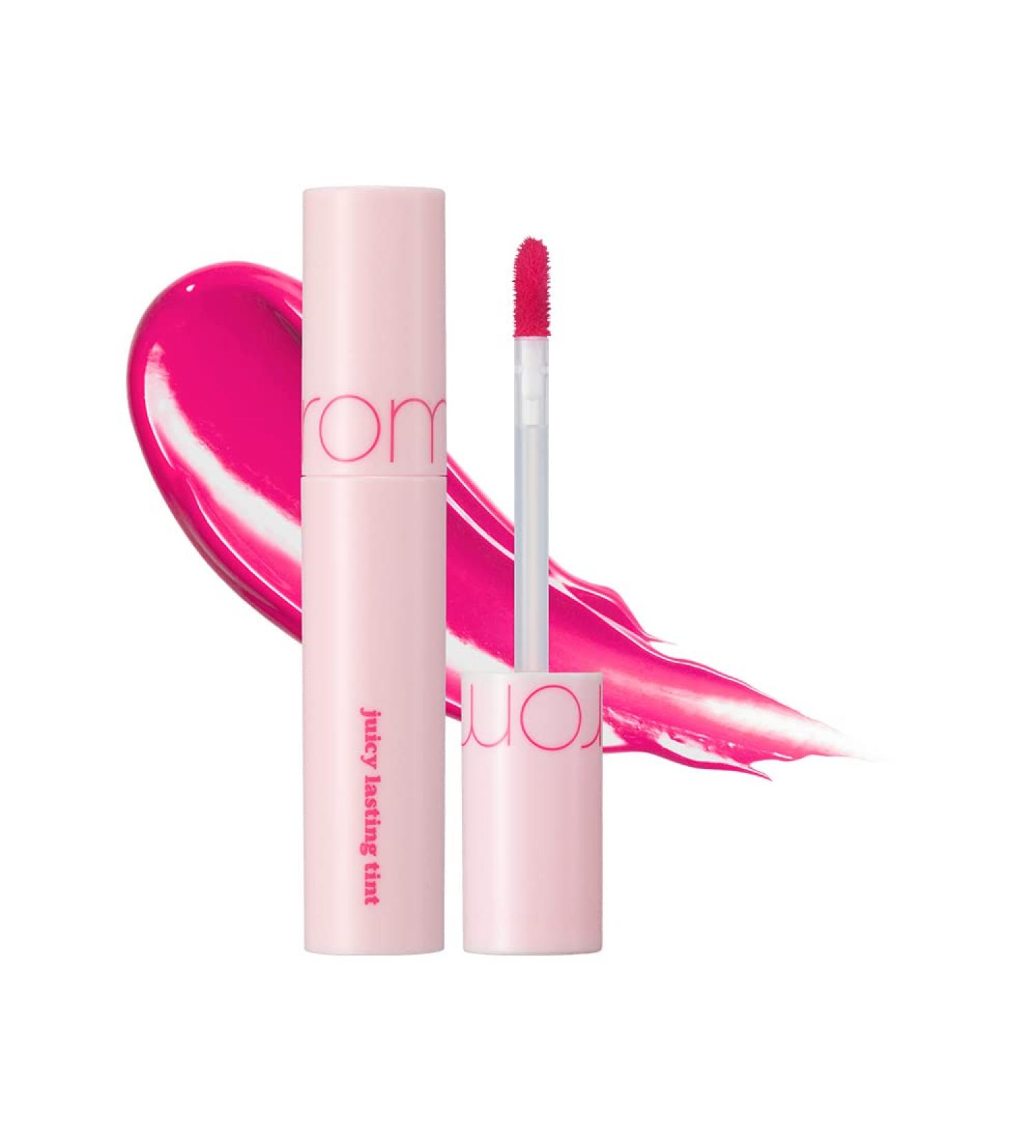 Rom&nd Juicy Lasting Tint 27 Pink Popsicle - Vivid Color Lip Tint for Long-Lasting, Juicy & Glossy Finish - K-Beauty 5.5g - Buy Online on GoSupps.com