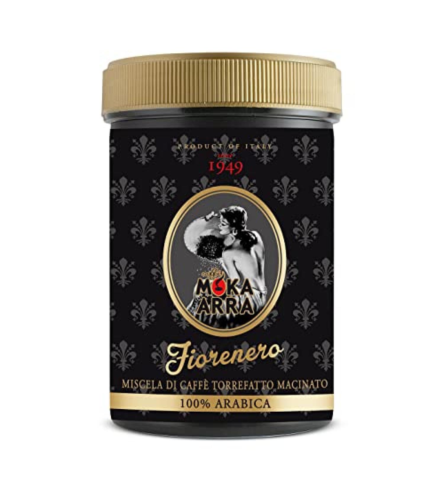 Café Fiorenero Moka Arra Blend (jar of 250 grams in beans)