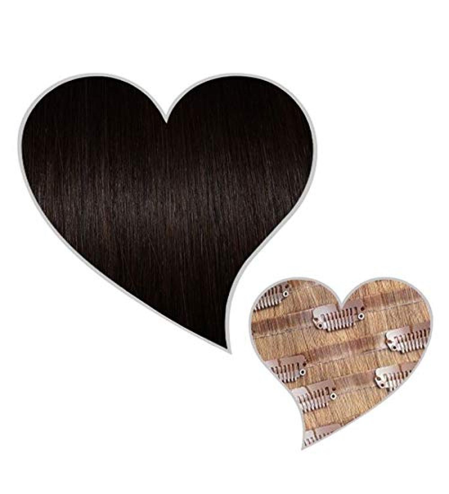 Global Extend Clip-in seamless 240g/60cm black brown#1B