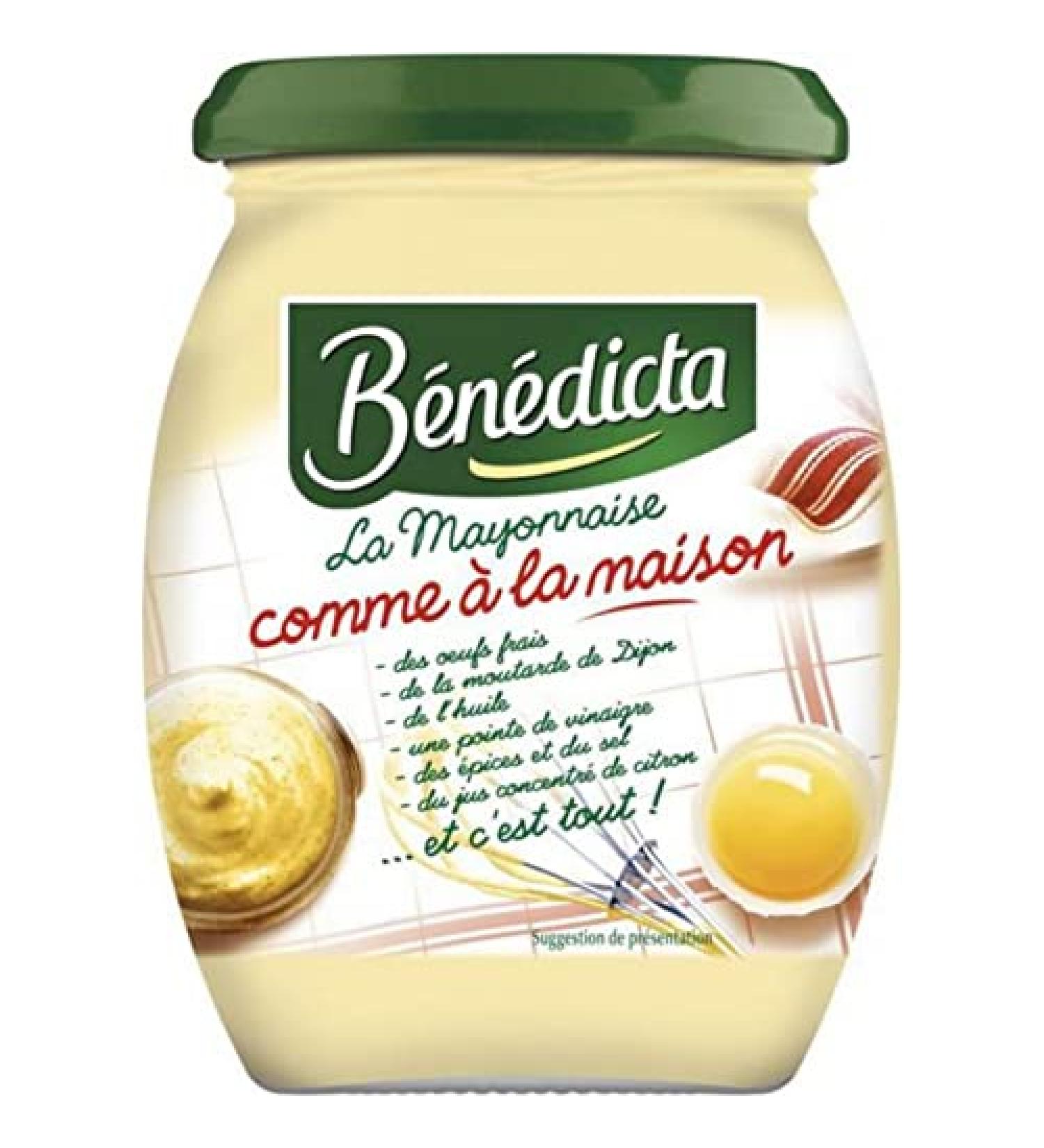 Bénédicta Mayonnaise Like Home 255g (Pack of 6)