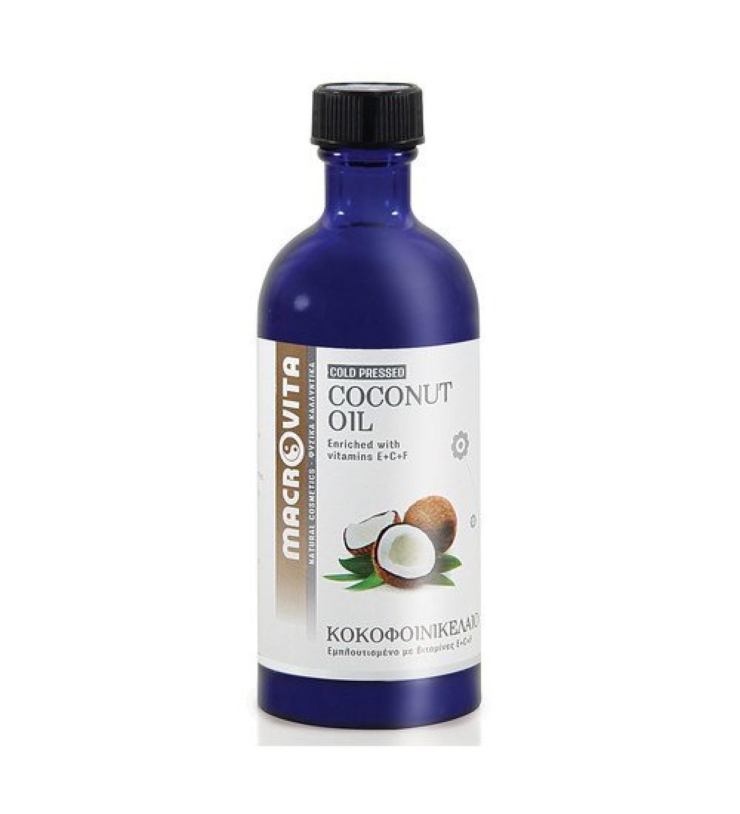 MACROVITA COCONUT OIL, WITH VITAMIN E (FOR FACE, BODY AND HAIR) 100 ml