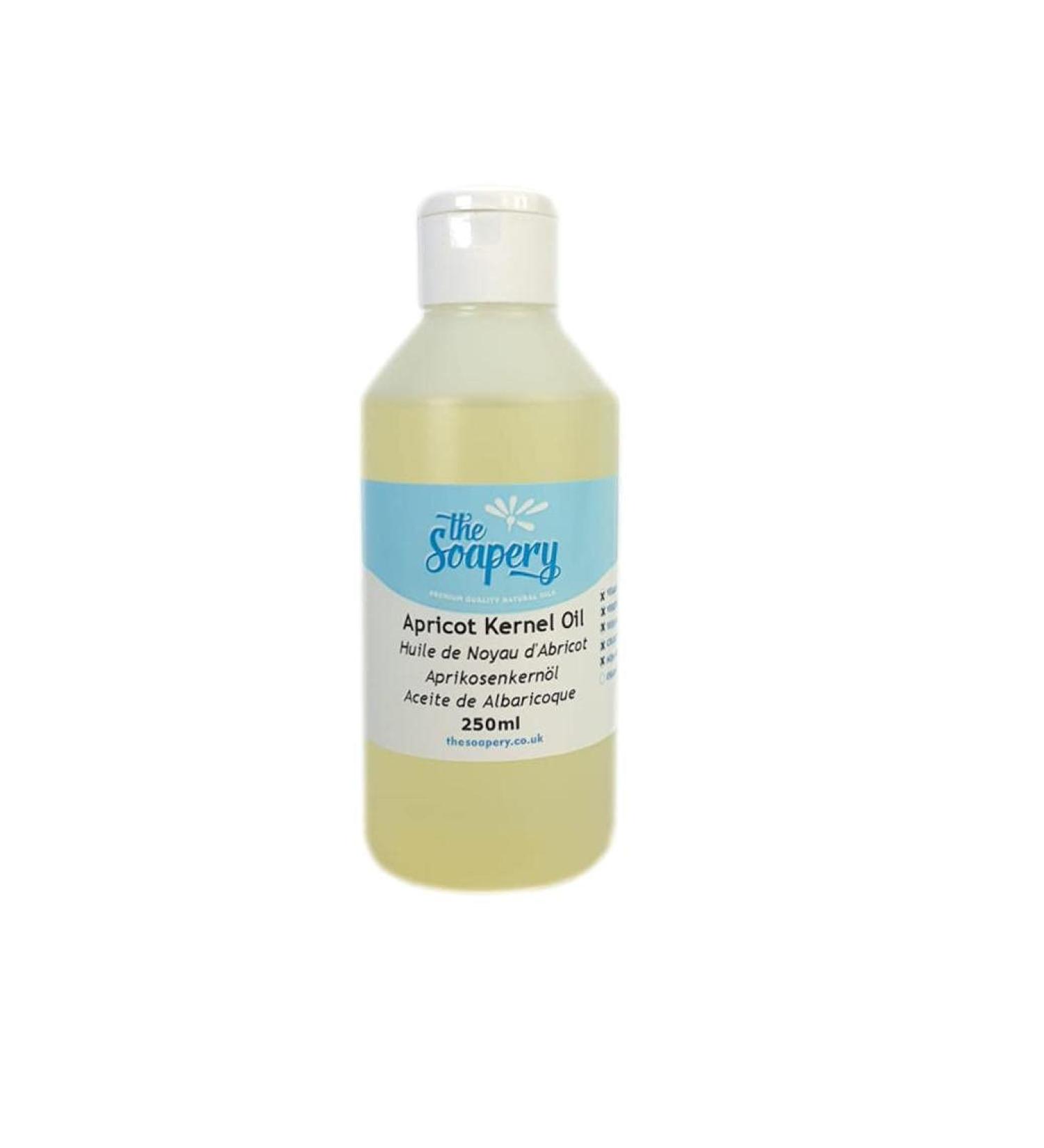 Apricot Kernel Oil 250 ml - Cosmetic Product - Support Oil for Massage and Aromatherapy