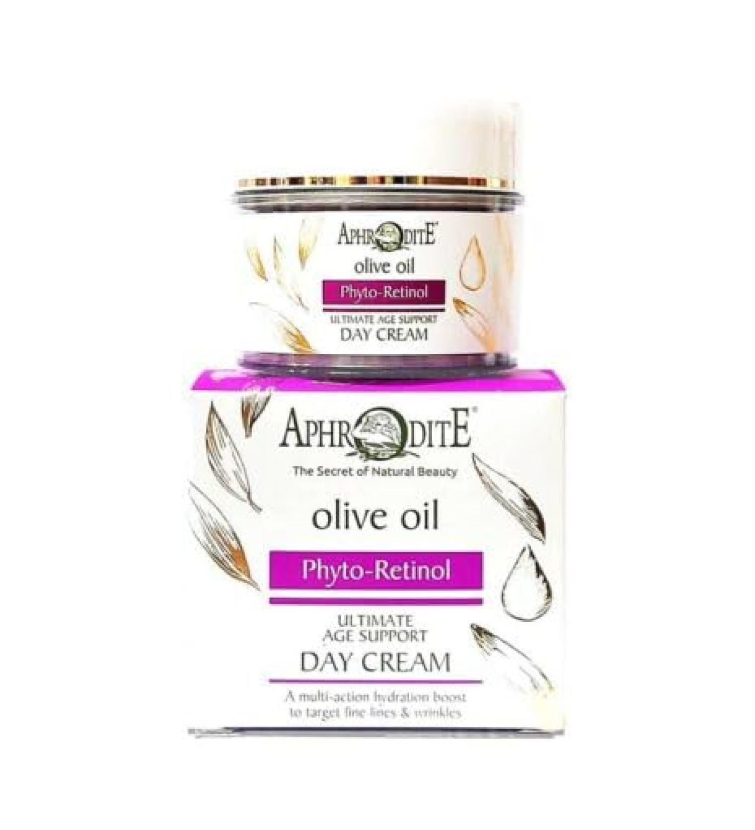 Aphrodite Olive Oil Phyto-Retinol Ultimate Age Support Day Cream 1.7 oz