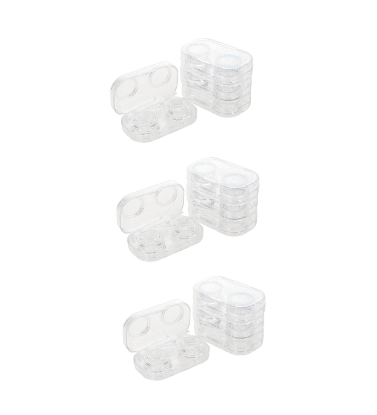 Buy Homsfou 12-Piece Contact Lens Case Set - Travel-Friendly Cleaner & Remover Tools for Lens Care - Buy Online on GoSupps.com