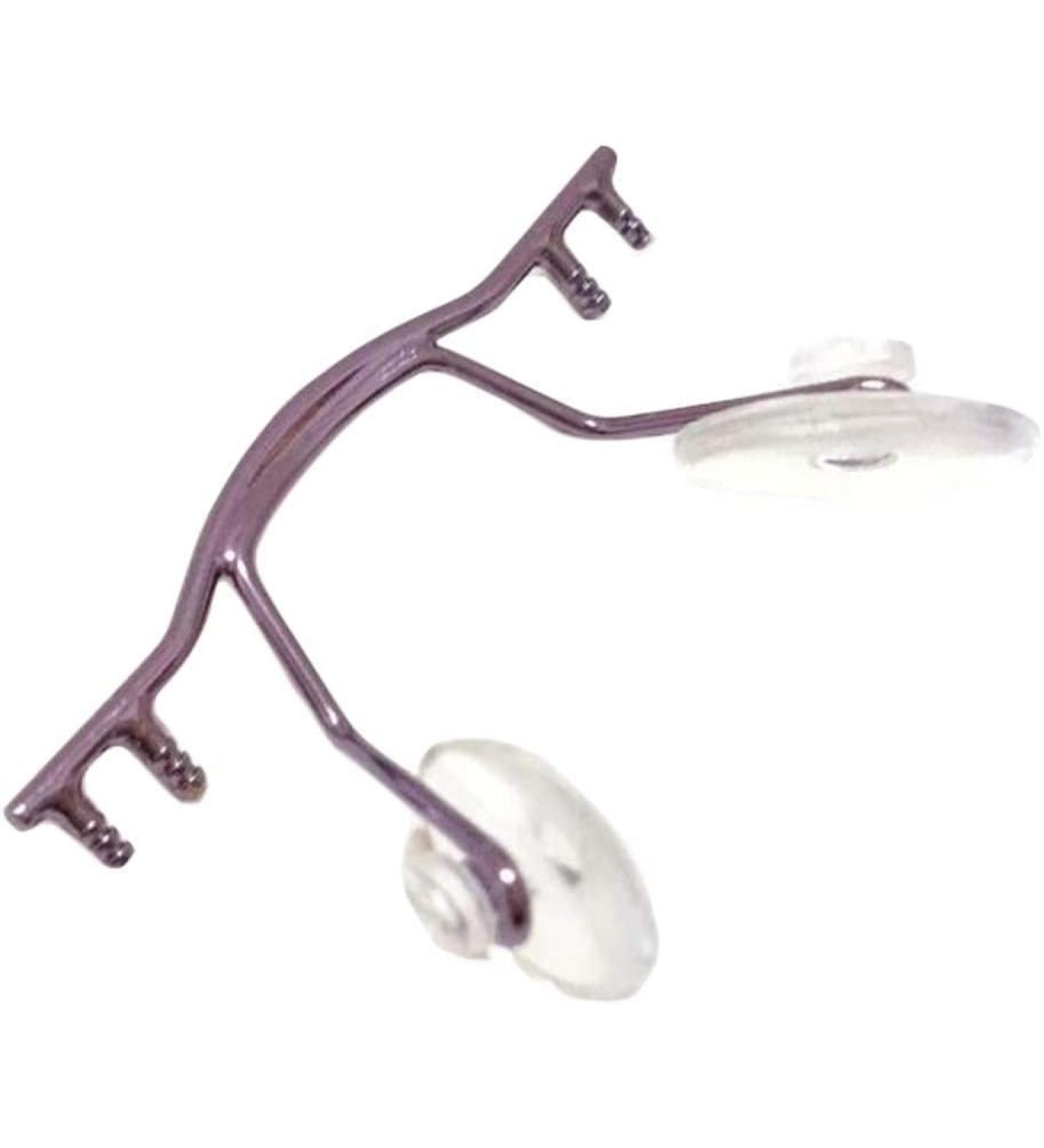 NOYOTA Metal Nose Pad Holder - Purple Eyeglass Nose Bridge Replacement for Rimless Glasses | 1 Piece International Shipping - Buy Online on GoSupps.com