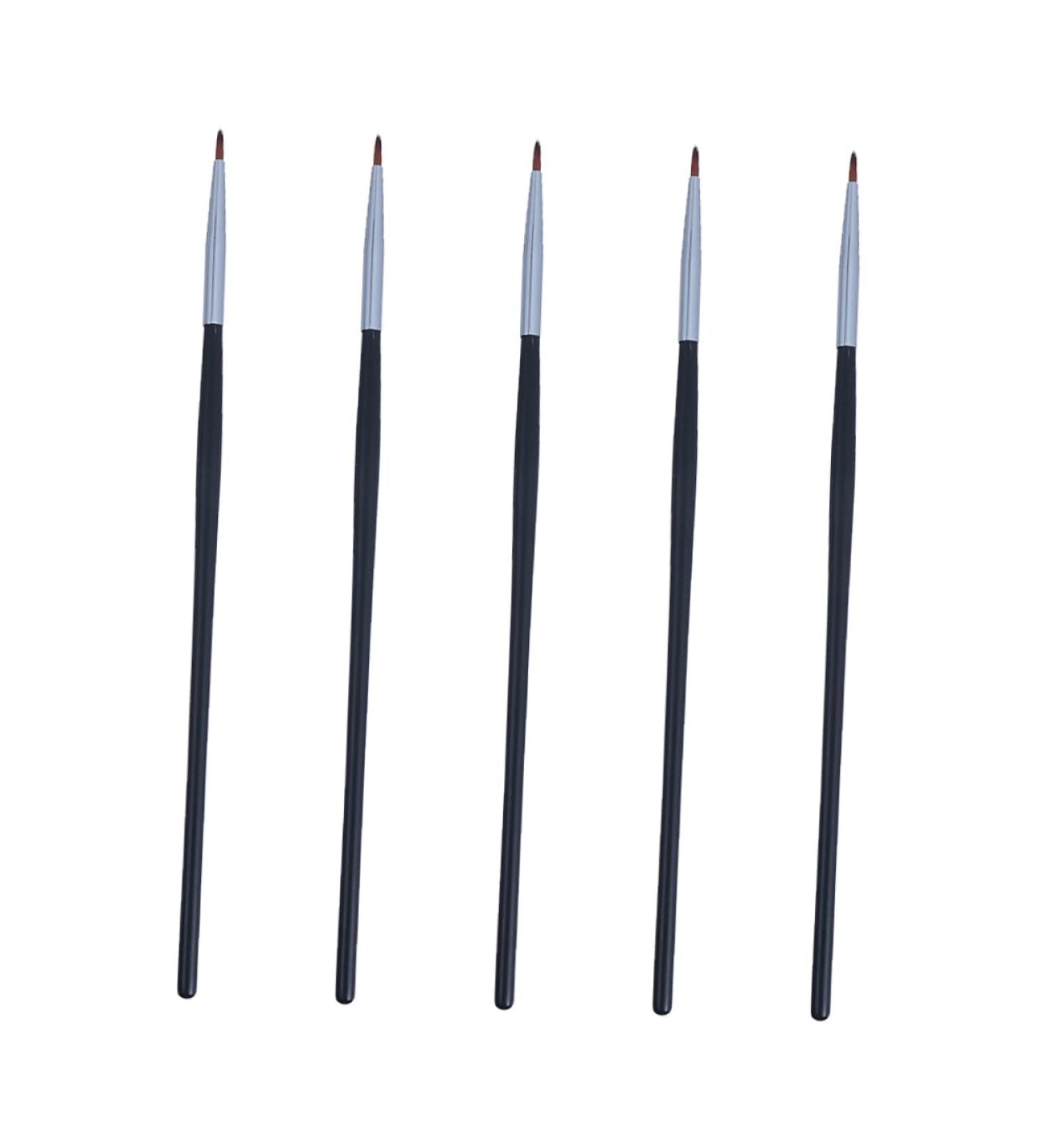 MAGICLULU 5pcs Fine Eyeliner Brush Lipstick Applicator Gel Eyeliner Pencil Lip Gloss The Brush Fiber Cosmetic - Buy Online on GoSupps.com