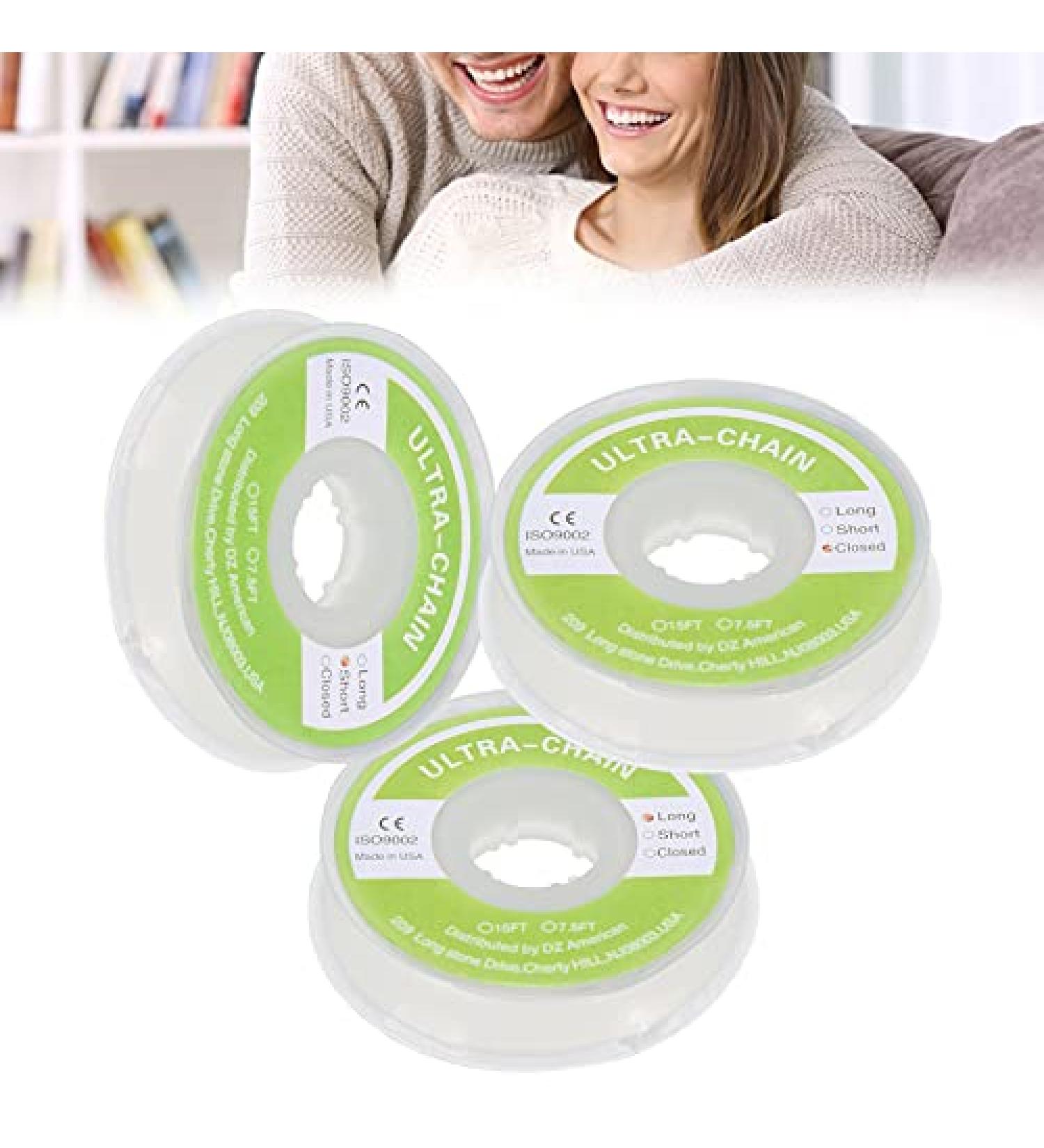 Buy Orthodontic Elastic Chain - Dental Rubber Accessories for Tooth Alignment & Correction - Buy Online on GoSupps.com
