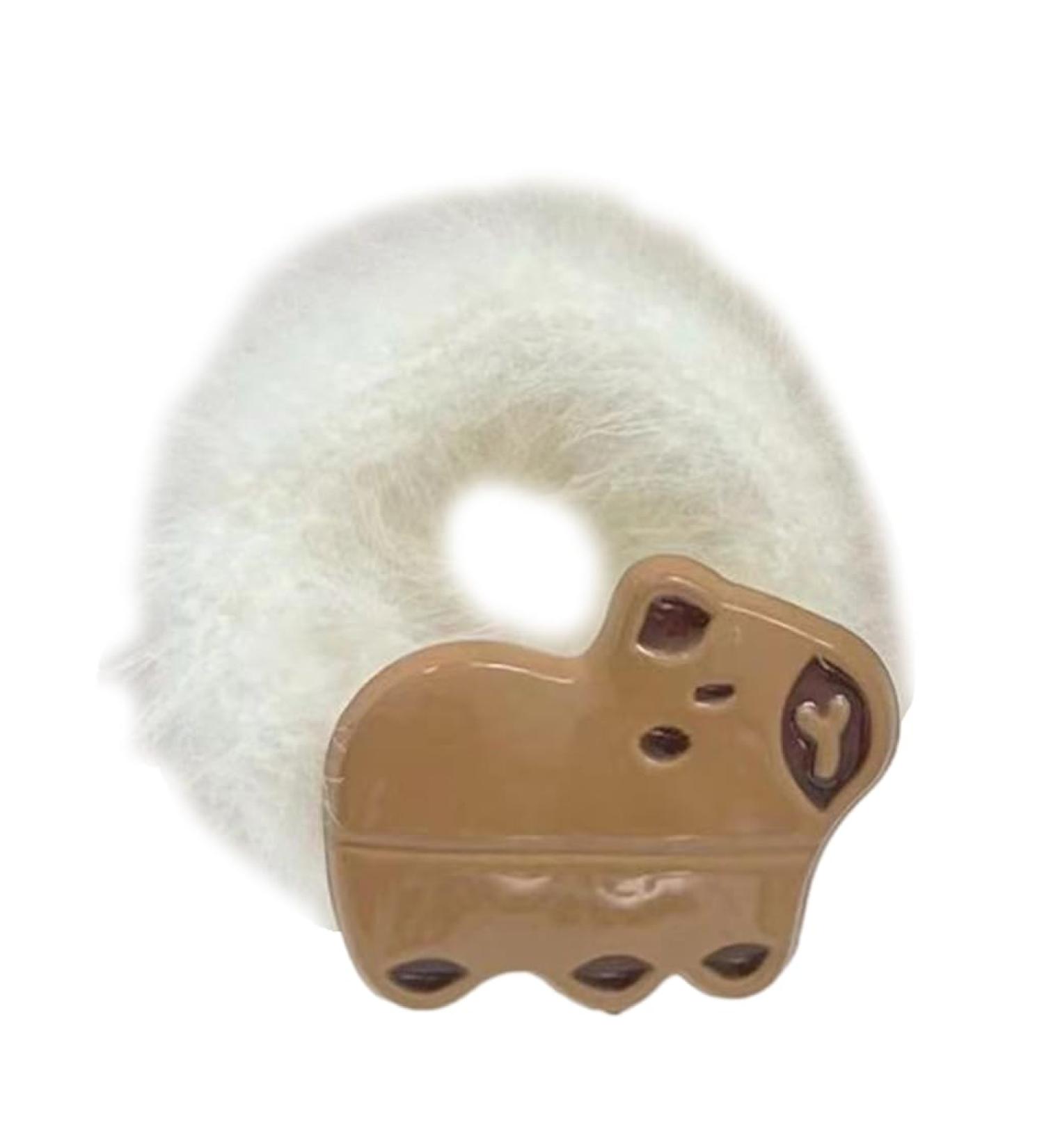 Limtula Cute Hair Tie Flat Clips Hairpin Style Fun Animal Headdress Bunches Accessories Funny Capybara Cute Headdress Hair ring - Buy Online on GoSupps.com