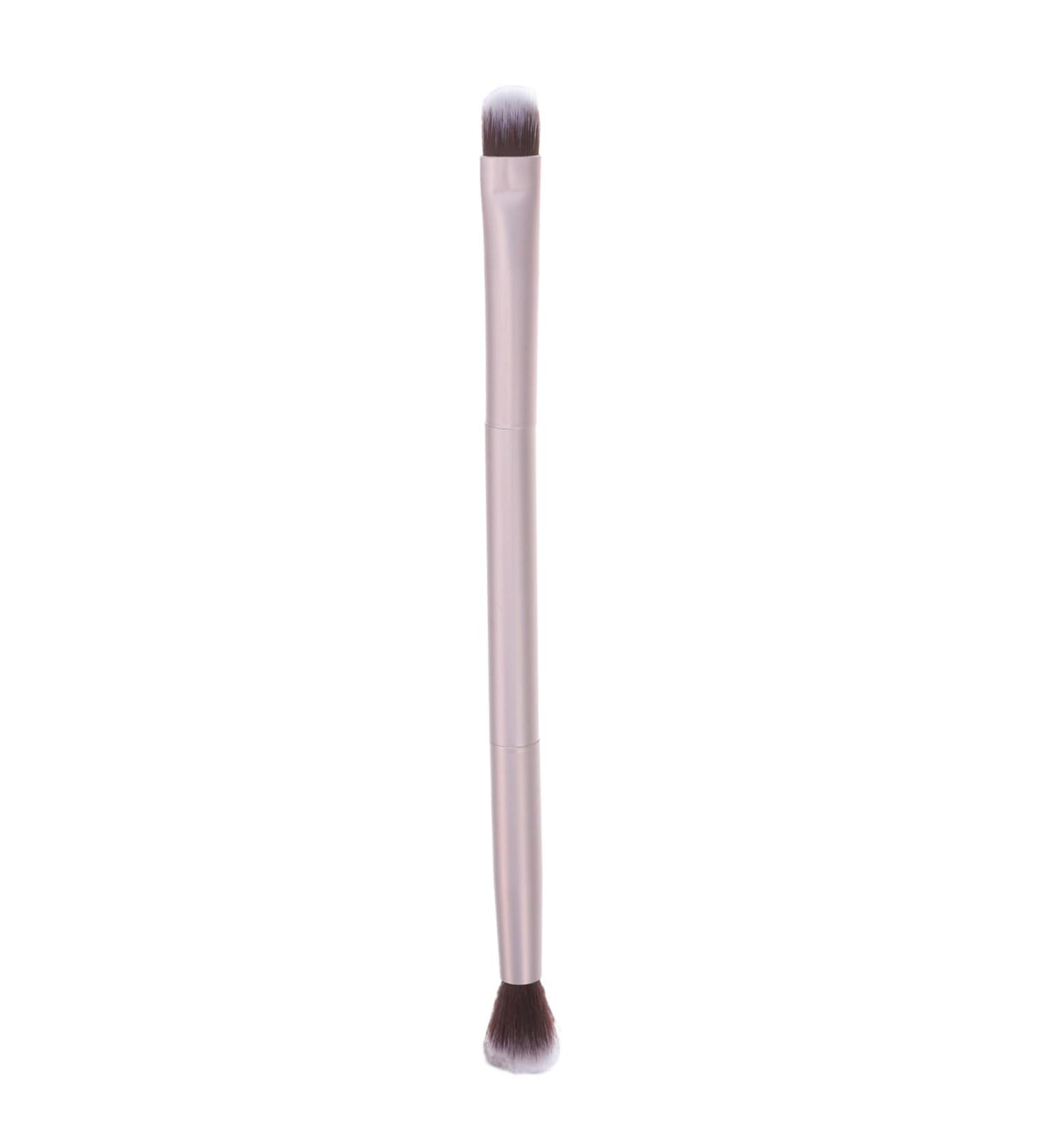 Baluue Eye Shadow Brush Blending Eye Brush Rose Gold Soft Synthetic Fibers Double-ended Eyeshadow Brush - Buy Online on GoSupps.com