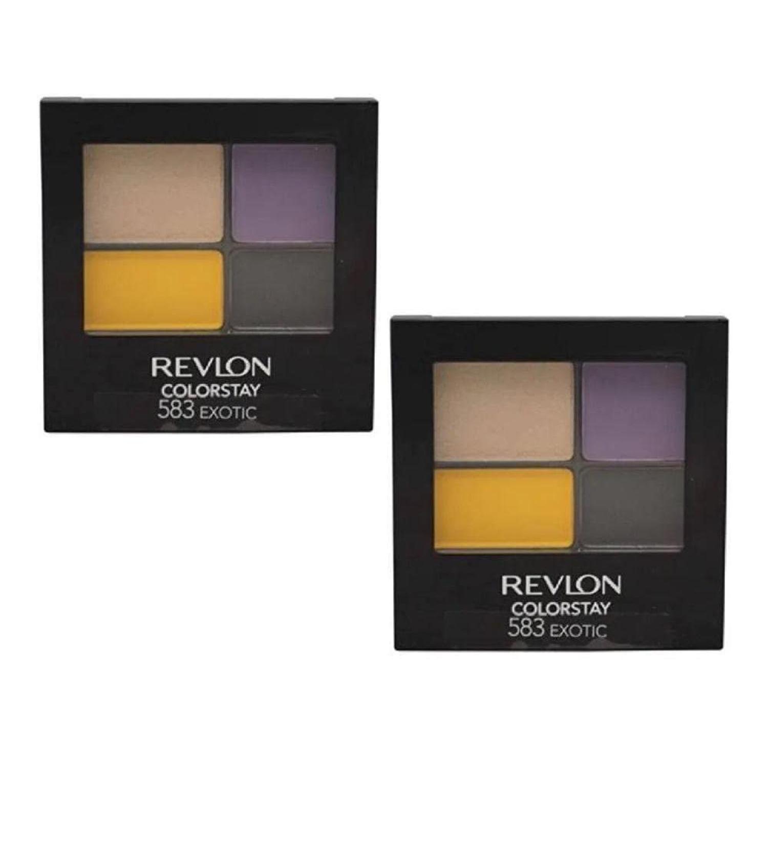 2 Pack- Revlon Colorstay 16 Hour Eye Shadow #583 Exotic - Buy Online on GoSupps.com