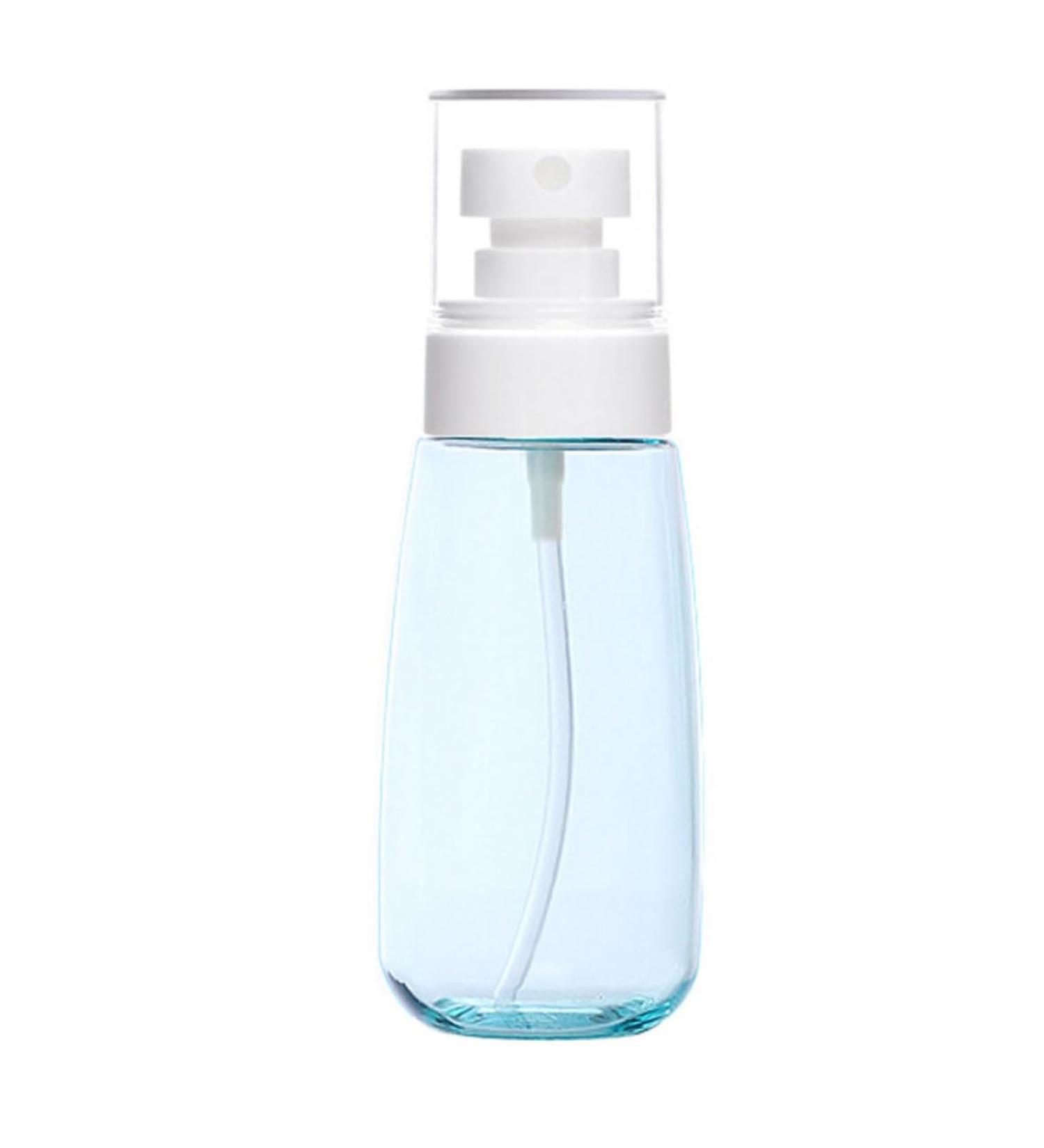 Small Refillable Spray Bottle 100ml - Fine Mist Plastic Mister - Blue | Ideal for Travel & DIY - Buy Online on GoSupps.com