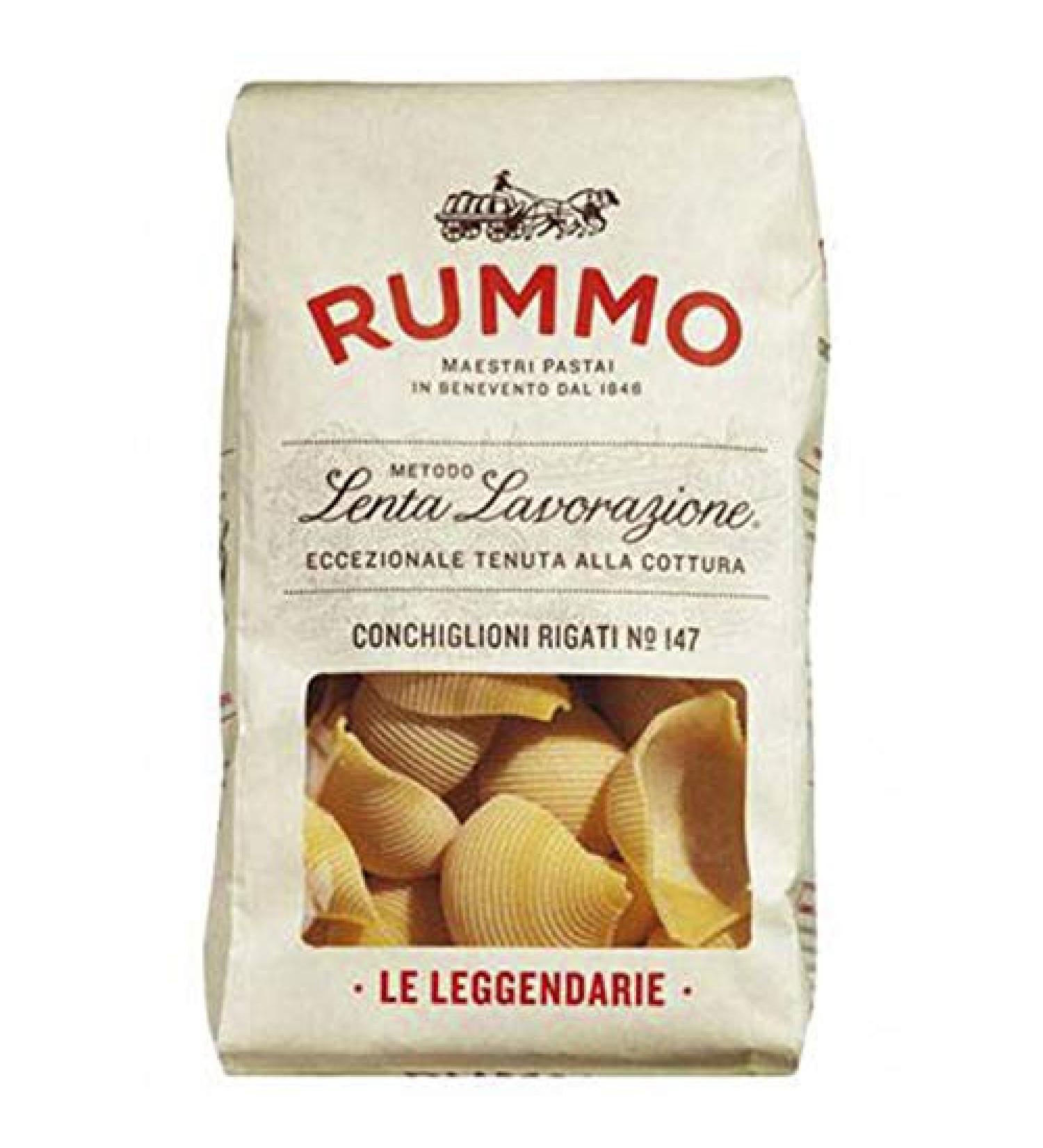 Rummo Rummo - Legendary Line - Conchiglioni Rigati No. 147 Bronze Design - 12 packs of 500g
