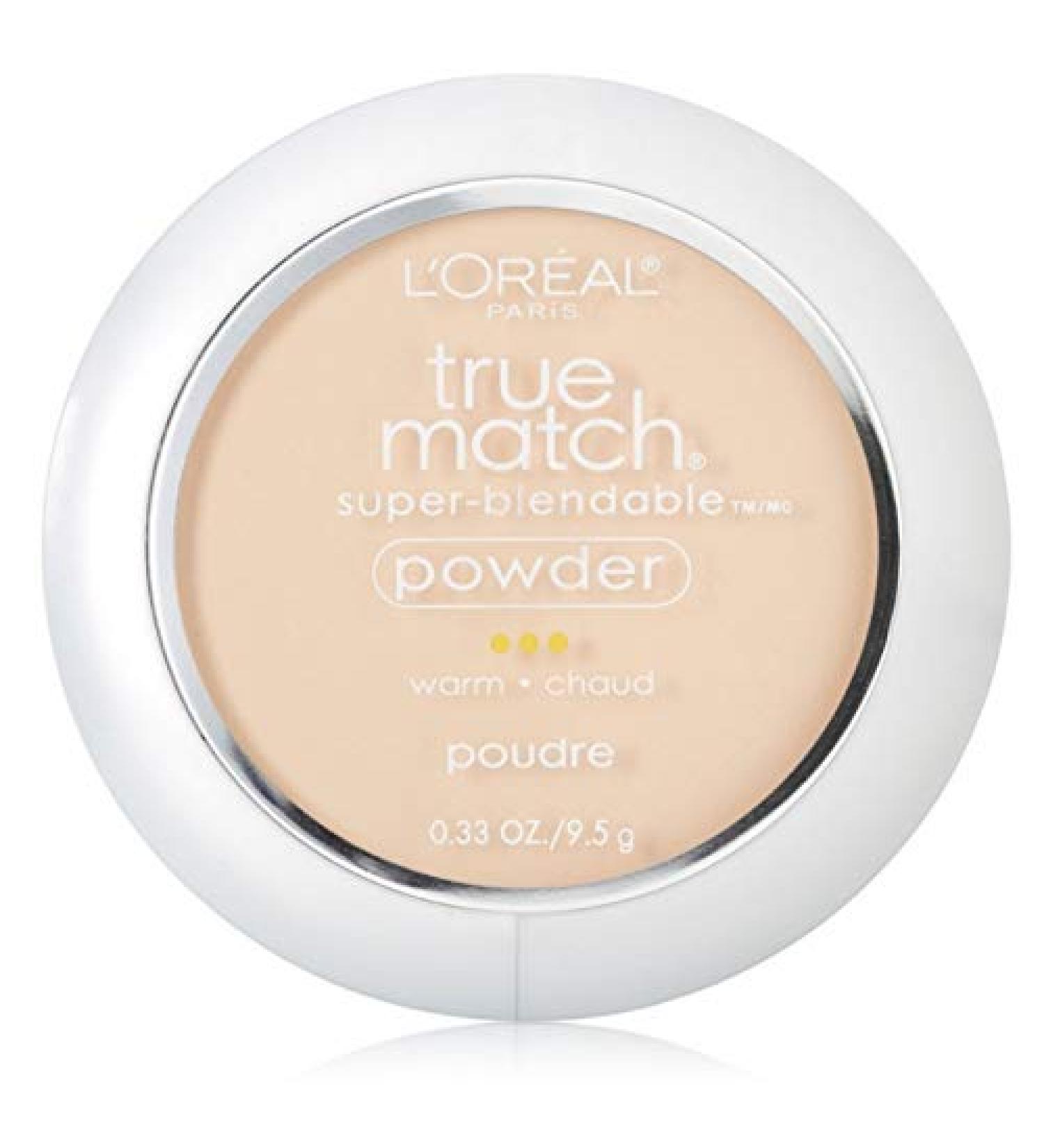 L'Oreal True Match Powder Porcelain W1 0.33 oz (Pack of 2)