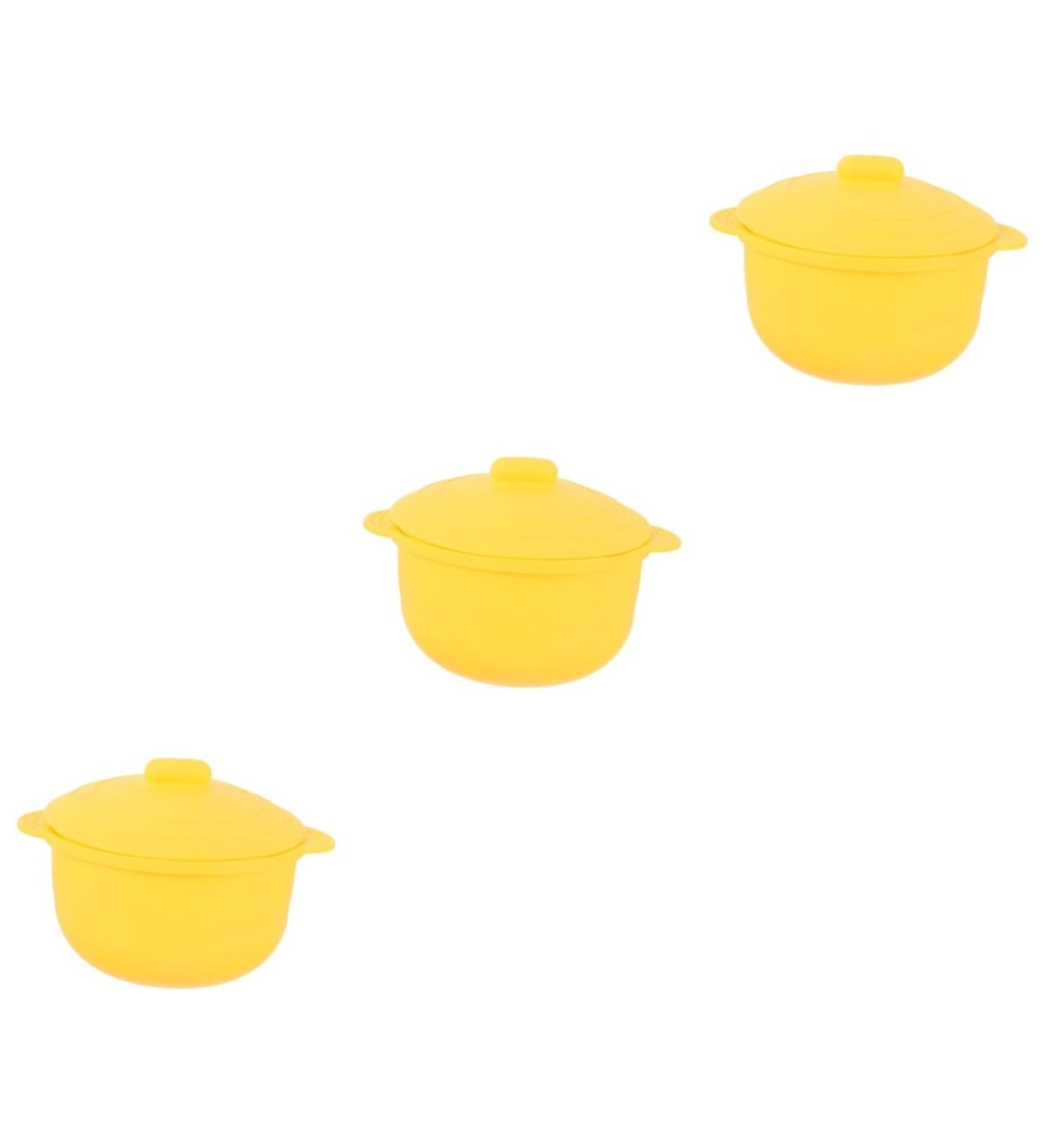 Buy Beaupretty 3-Set Wax Melts Silicone Bowl | Ideal for Hair Removal & Cosmetic Use | Travel-Friendly Design with Lid - Buy Online on GoSupps.com