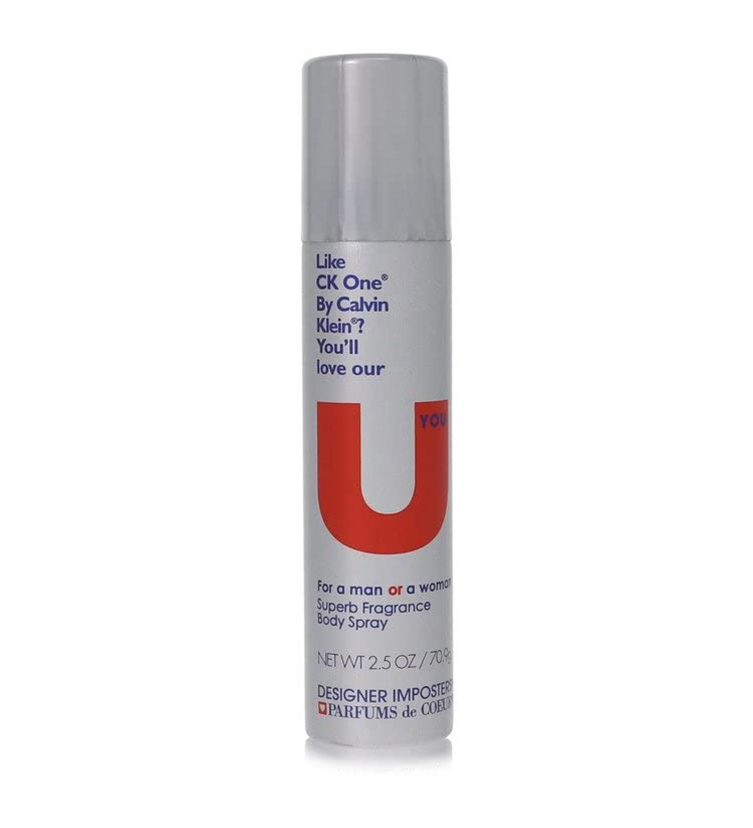 Designer Imps U You Perfume By Parfums De Coeur Deodorant Body Spray (Unisex) 2.5 oz
