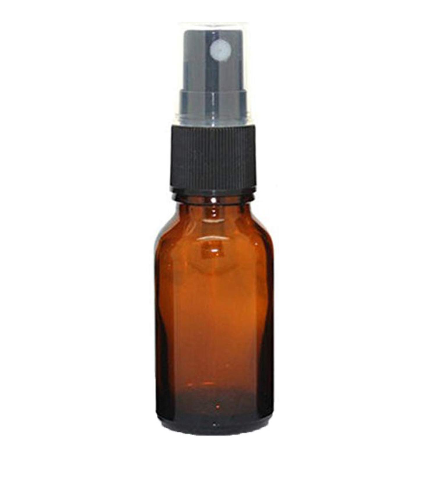 Dragonaur 1 Empty Amber Glass Bottle for Essential Oils - Refillable 50ml Spray & Perfume Container - Ideal for Cosmetics - Buy Online on GoSupps.com