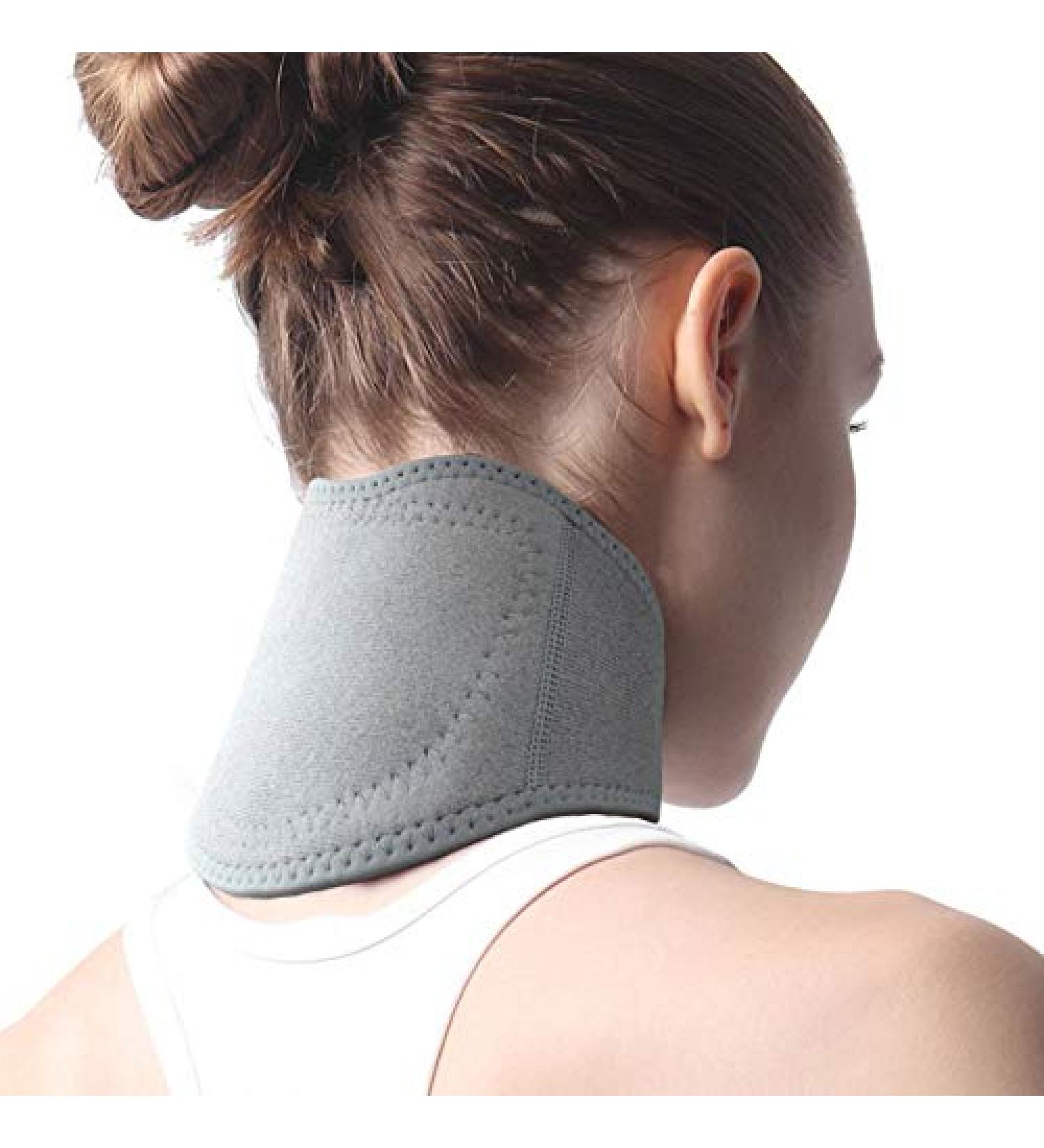 Self-Heating Adjustable Neck Support Warmer | Magnetic Heating Pillow for Sore Throat | Winter Neck Bandage & Cold Protection - Ideal for Home & Office - Buy Online on GoSupps.com