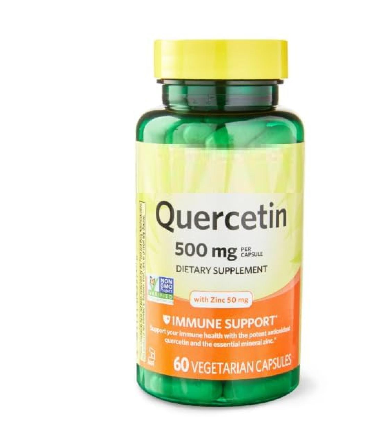 SEDLAV Quercetin 500 mg with Zinc 60 Capsules Daily Health Support