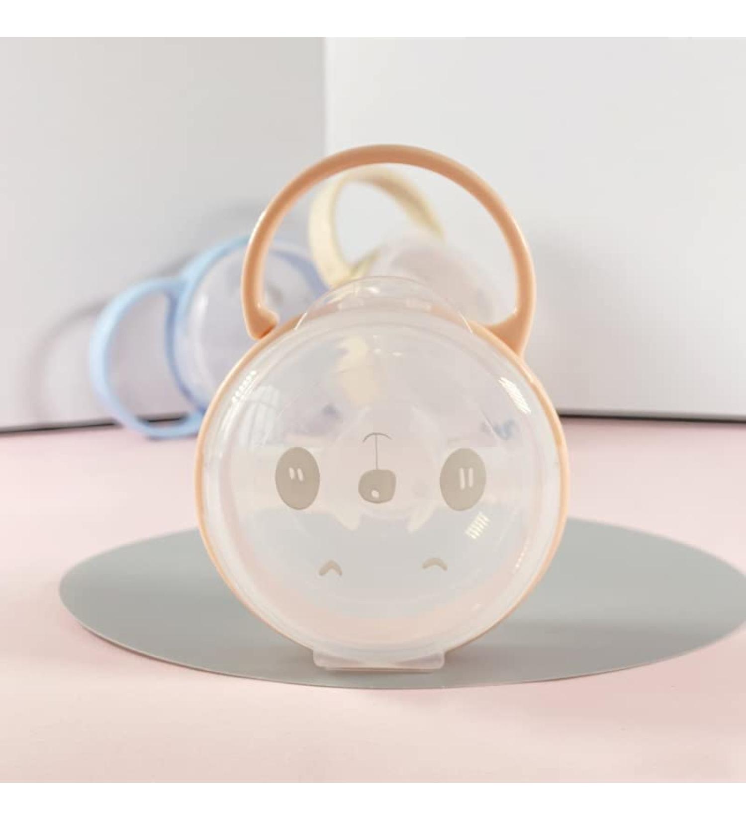 3pcs Baby Pacifier Storage Box - Transparent Dustproof & Portable Panda Design - Buy Online on GoSupps.com