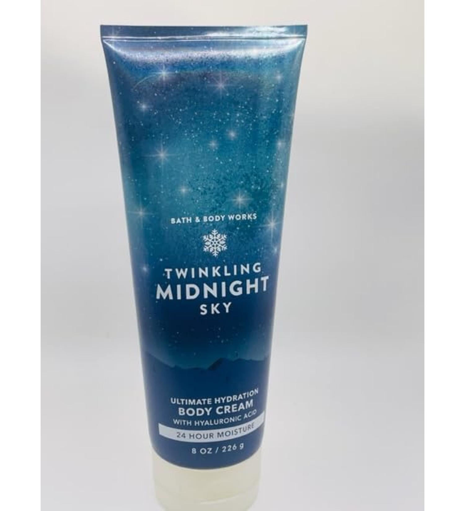 Twinkling Midnight Sky 24 Hour Moisture Body Cream 8 Ounce Full Size