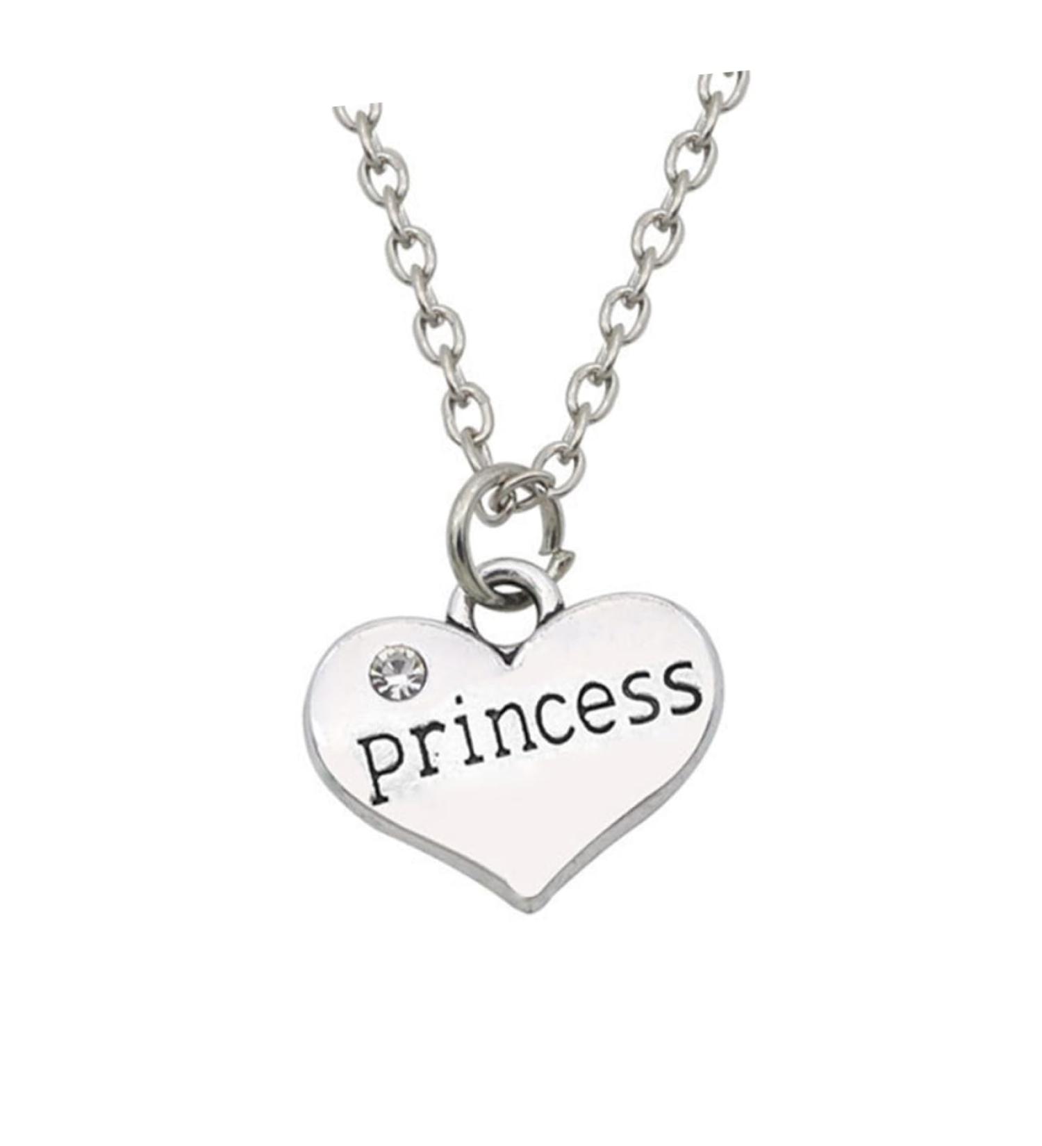 CALLARON Necklace Heart Shaped Jewelry Alloy Pendant Heart Pendant Heart Shape Pendant Makeup Letter - Buy Online on GoSupps.com