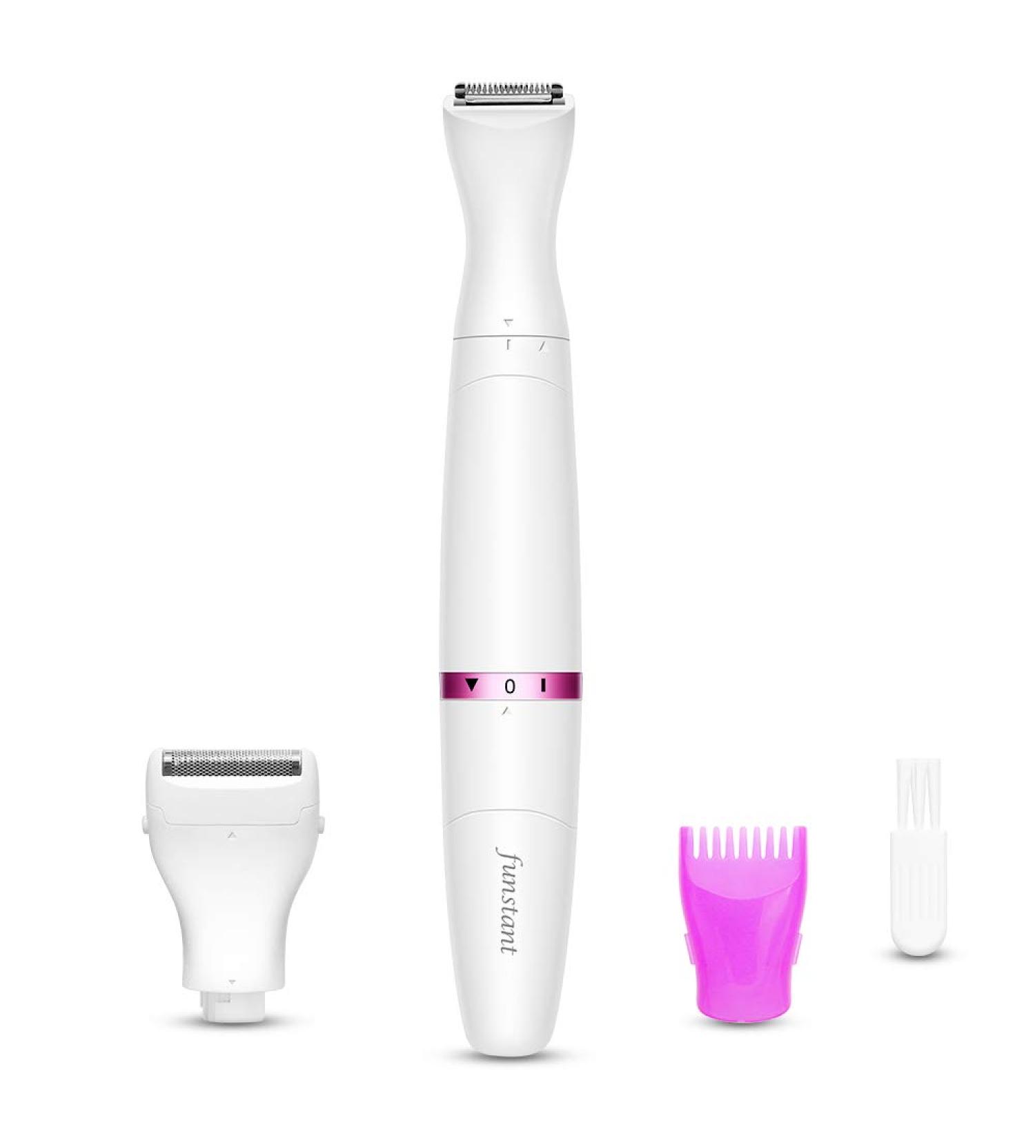 Funstant Bikini Trimmer for Women | Safe Electric Intimate Hair Razor with Comb & Floating Foil | Perfect for Pubic Hair Grooming - Buy Online on GoSupps.com