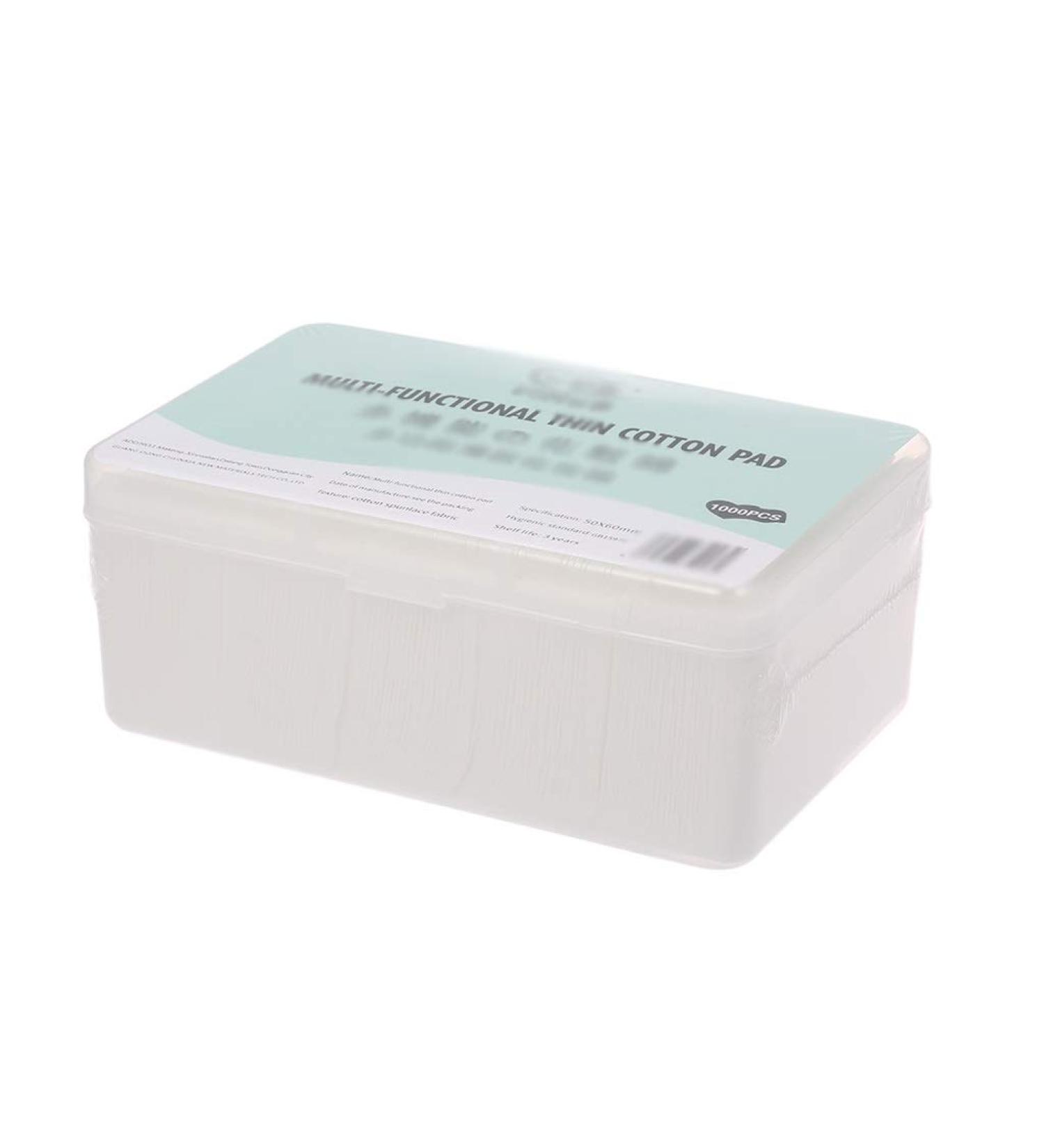 Portable Cleansing Cotton 1000Pcs Boxed Disposable Ultra-Thin Cotton Makeup Remover Wipes Nail Polish Remover Cleansing Facial Tissue Paper Soft Comfortable (Color : White Size : 5 * 6cm) 5*6cm White - Buy Online on GoSupps.com