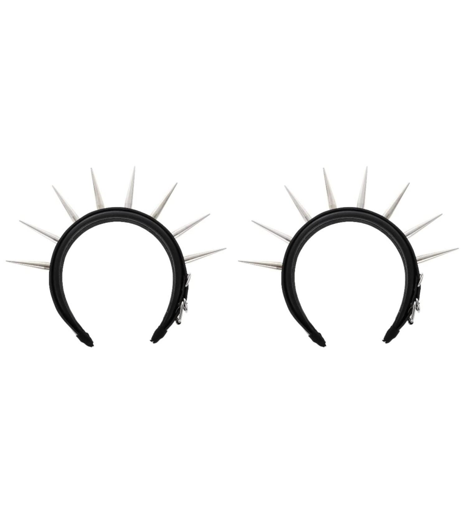 FRCOLOR 2pi ces Diad me Punk Rivets Accessoire De Costume Pour Festivals Et Cosplay 1 unit (Lot de 1) Noirx2pcs - Buy Online on GoSupps.com