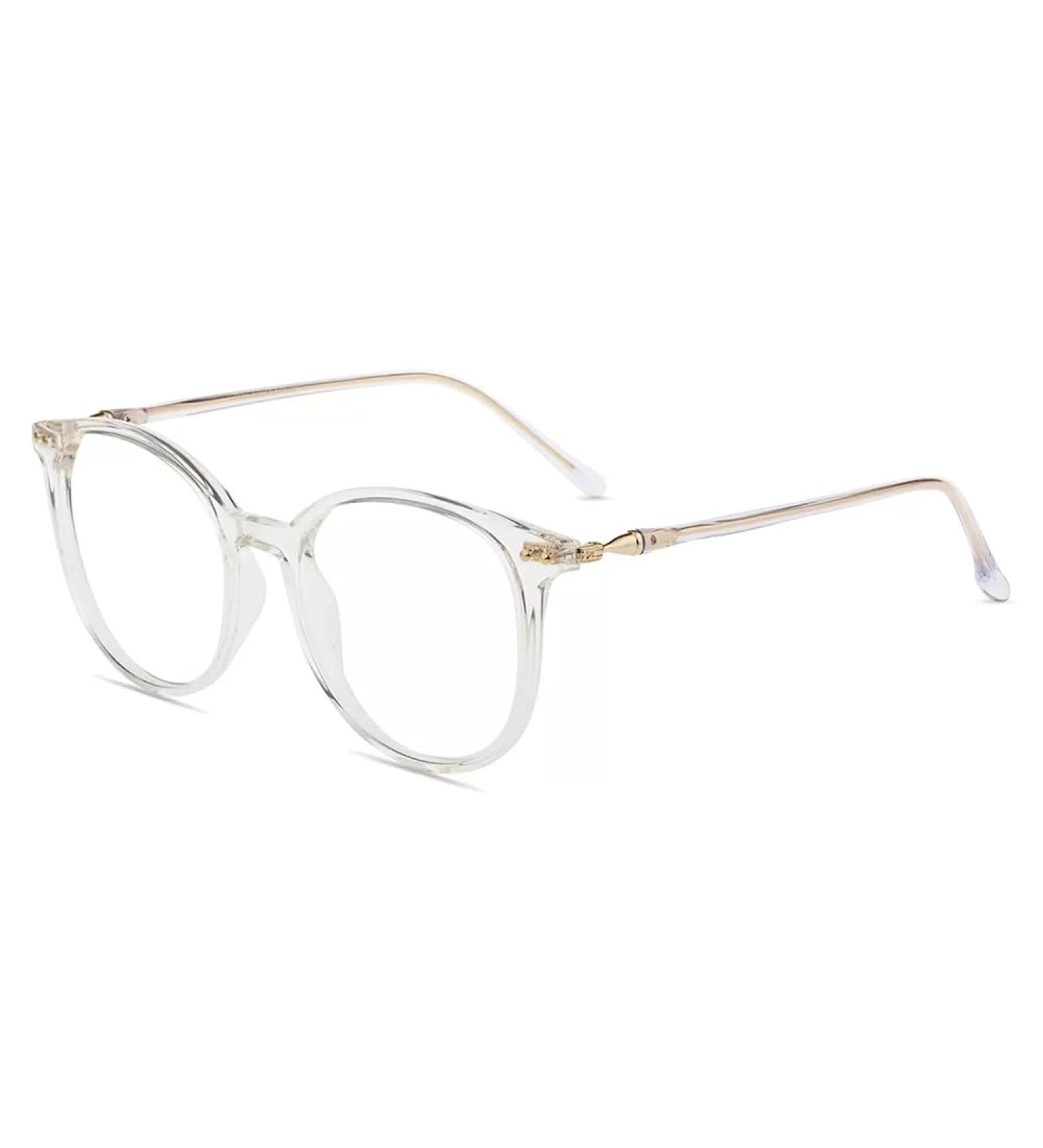 Buy Firmoo Blue Light Blocking Glasses for Men & Women - Oversized Round Clear Computer Glasses to Reduce Eye Strain & Anti-Glare Protection - Buy Online on GoSupps.com