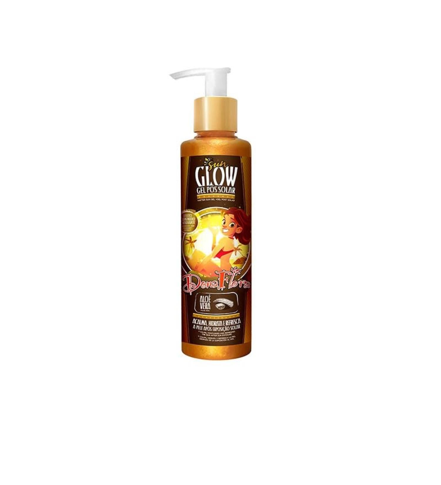 DONA FLORA - Sun Glow Post Sun Gel - 200ml - Soothing and Moisturizing for Skin After Sun