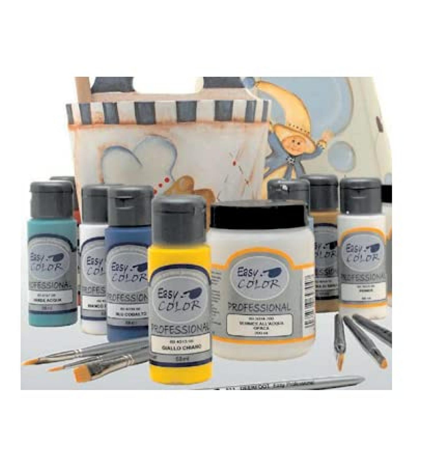 Easy Color Professional Couleur Acrylique Permanent 68ML Bleu Saphir
